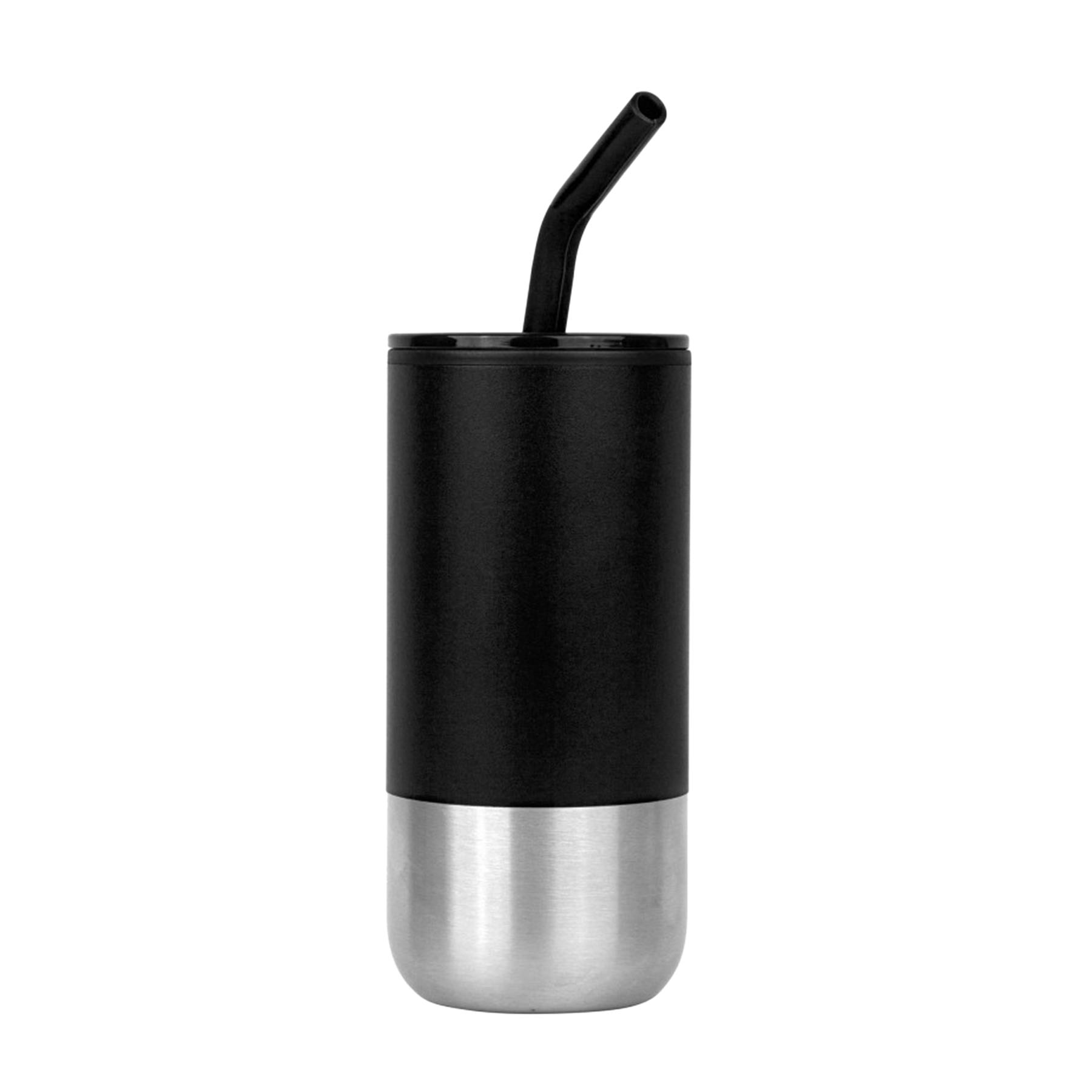 18 oz. Double Wall Color Body Tumbler w/Straw and Lid 4