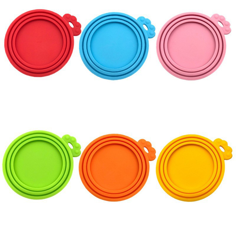 Silicone Can Lids for Pet Food Cans Fits Standard Size Can Tops 17