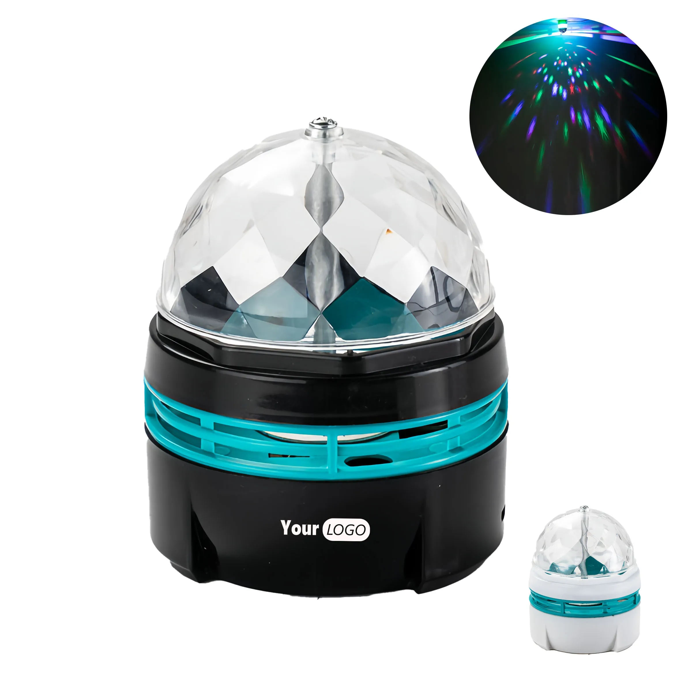 Plastic Plug In Rotating Mini Color Light 5