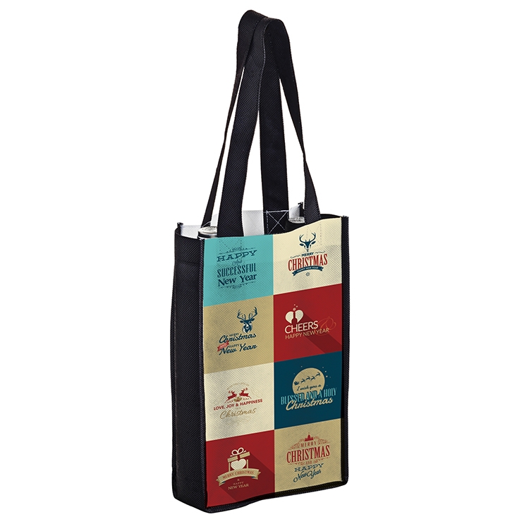 Dye Sublimated P.E.T. - 2 Bottle Wine Bag 1