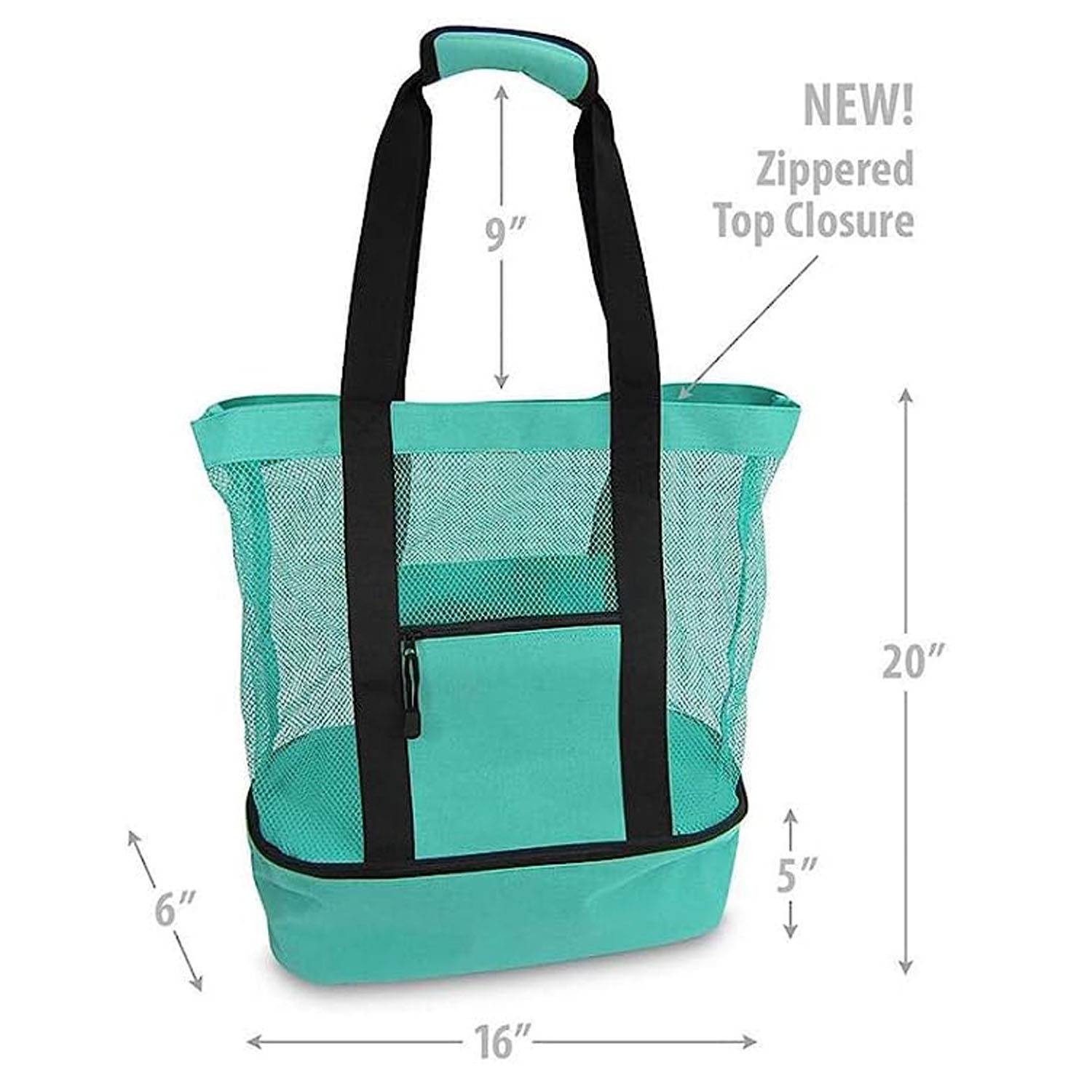 Outdoor Picnic One-Shoulder Camping Double-Decker Beach Bag 3