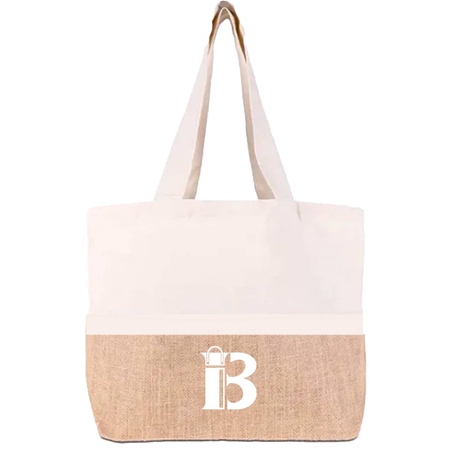 Large Canvas Tote Bag w/ Handle, custom tote bag with logo imprint 5