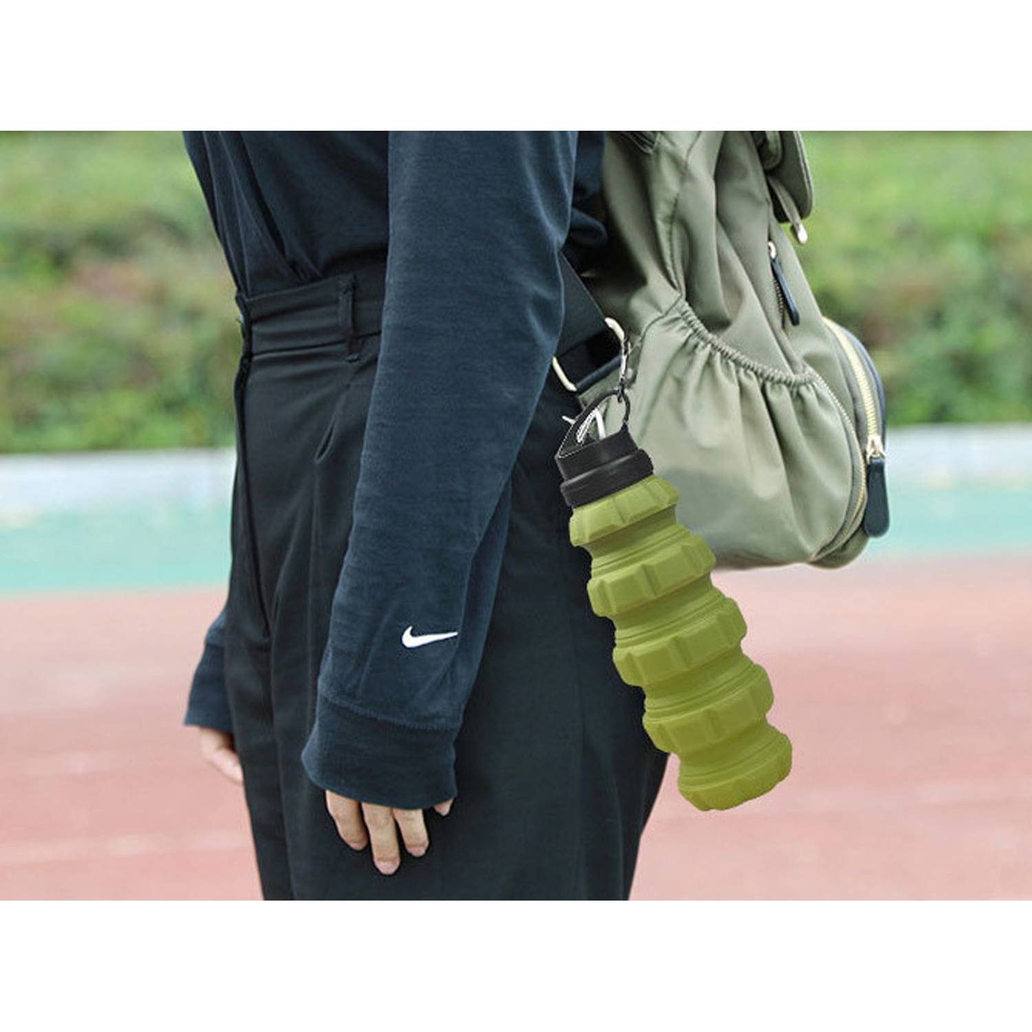 20Oz Grenade-Shaped Silicone Water Bottle 5