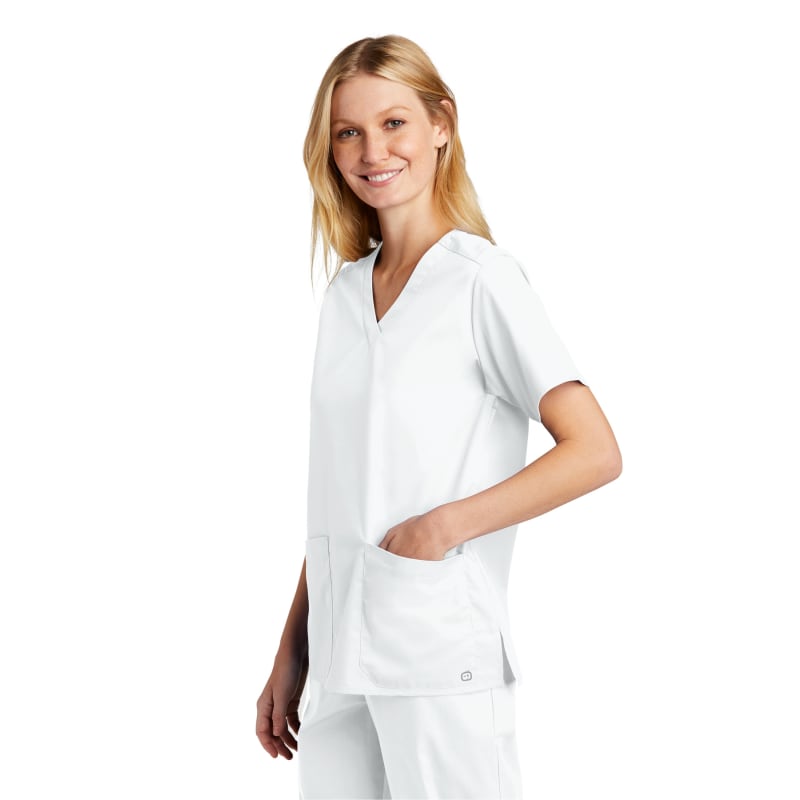 WonderWink Women's WorkFlex V-Neck Top 1