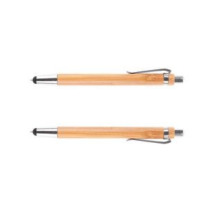 2 In 1 Bamboo Writing Pen With Stylus 12