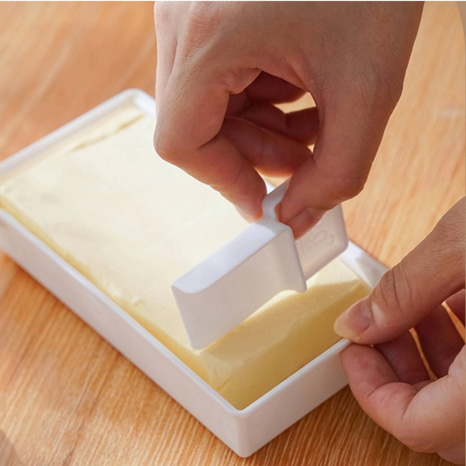 Butter Cutting Storage Box Keeper Try for Refrigerator 5