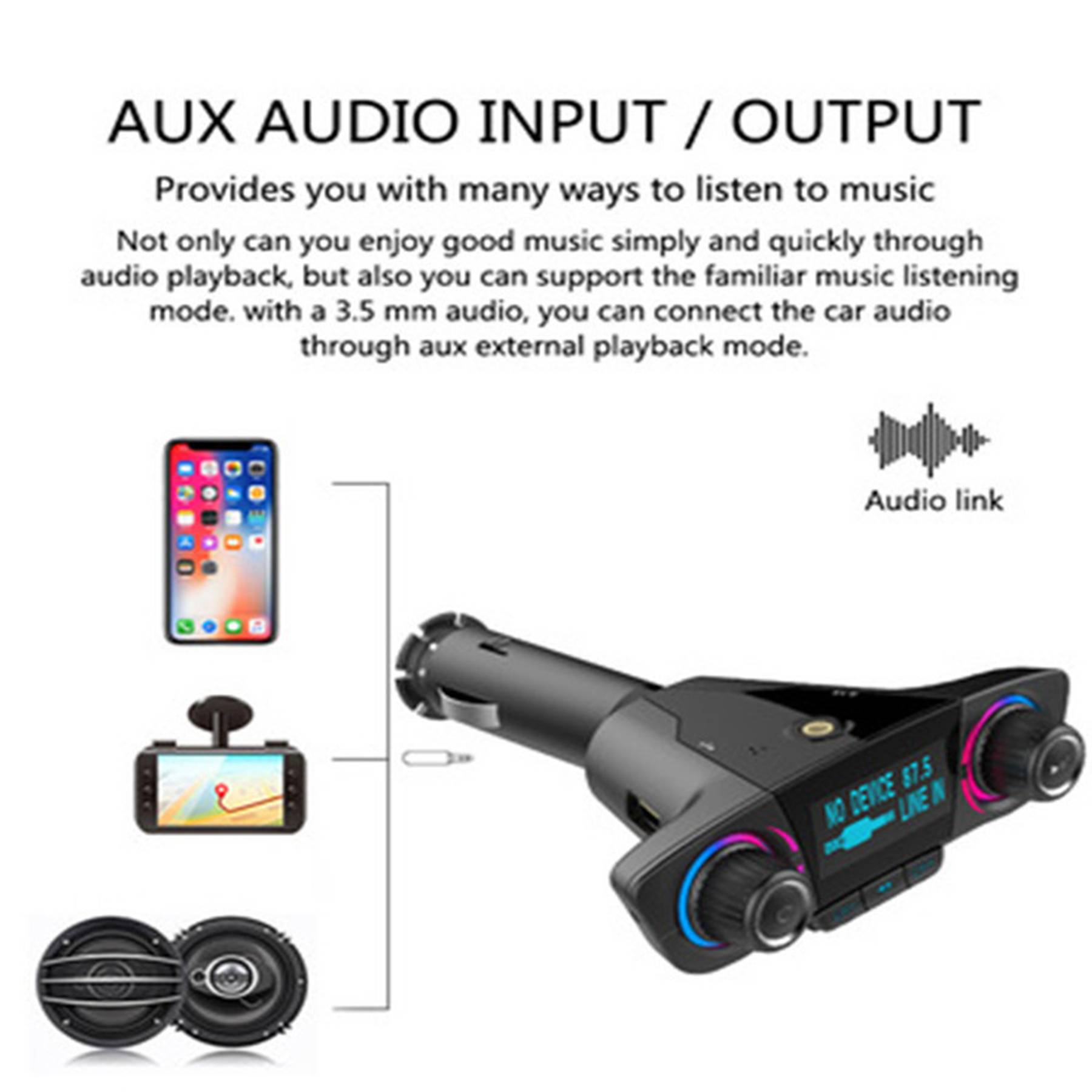 Car MP3 Bluetooth player 3