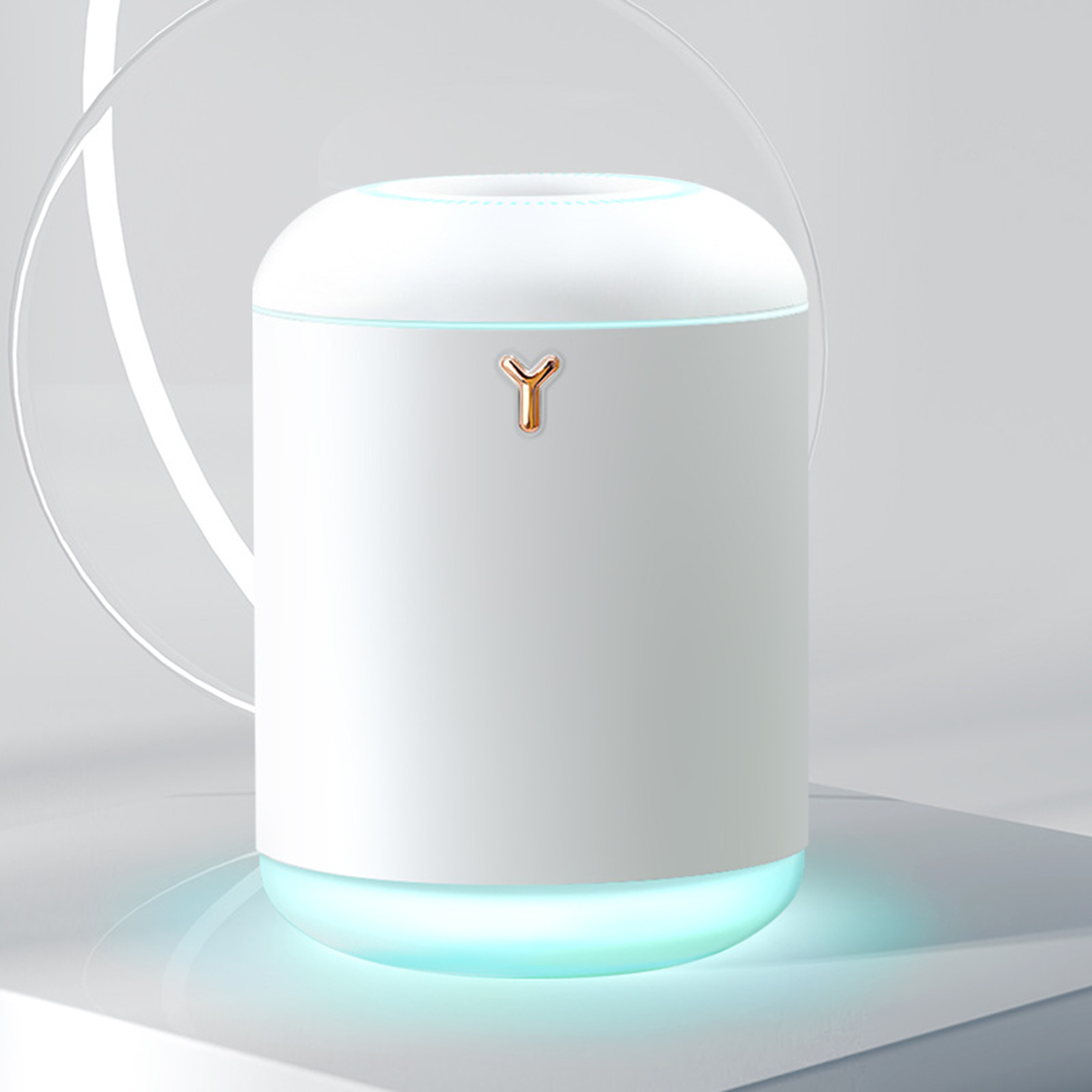 Portable Mini Air Humidifier With Colorful Night Light 4
