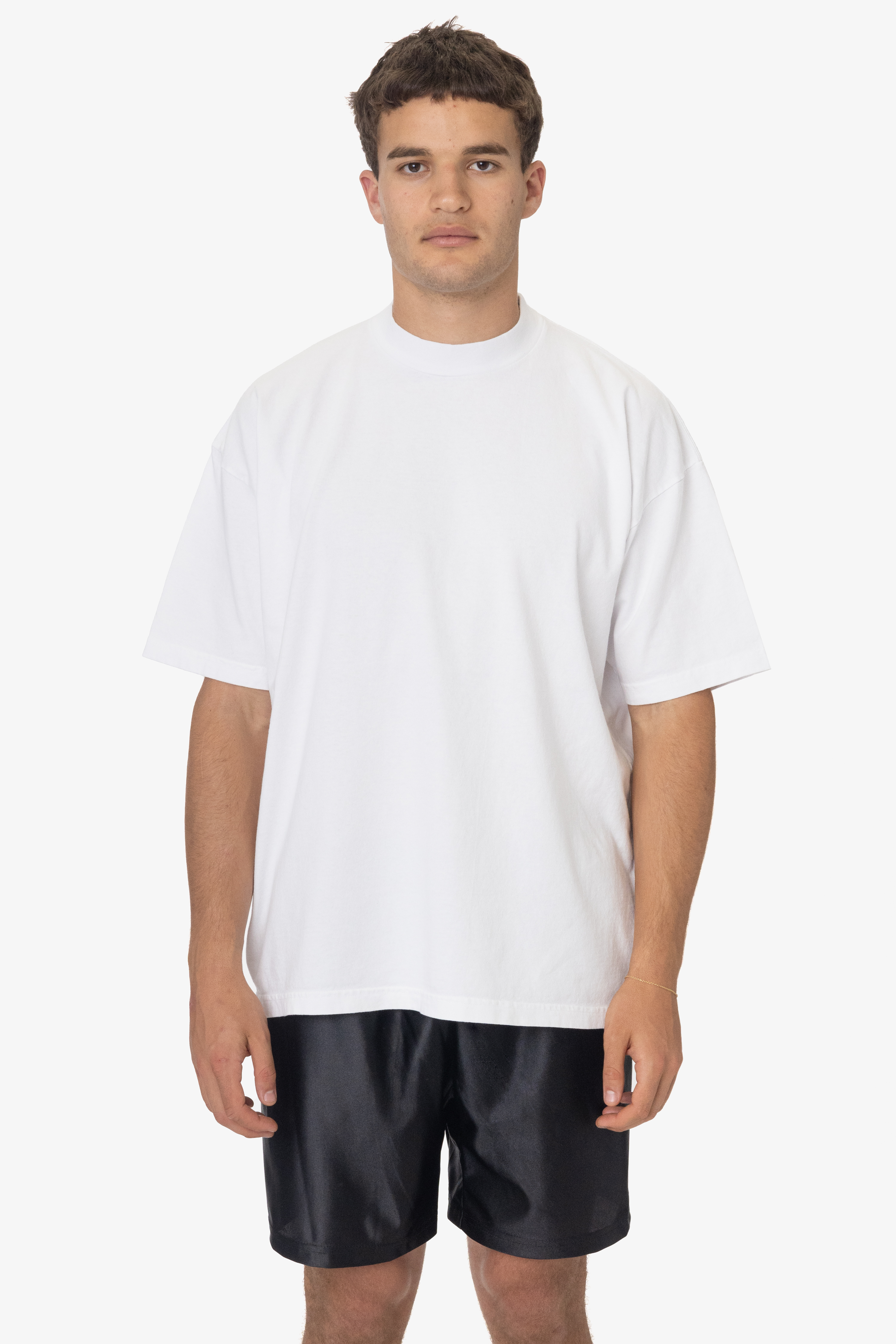 14/1 S/S MOCK NECK T 7.5OZ 7