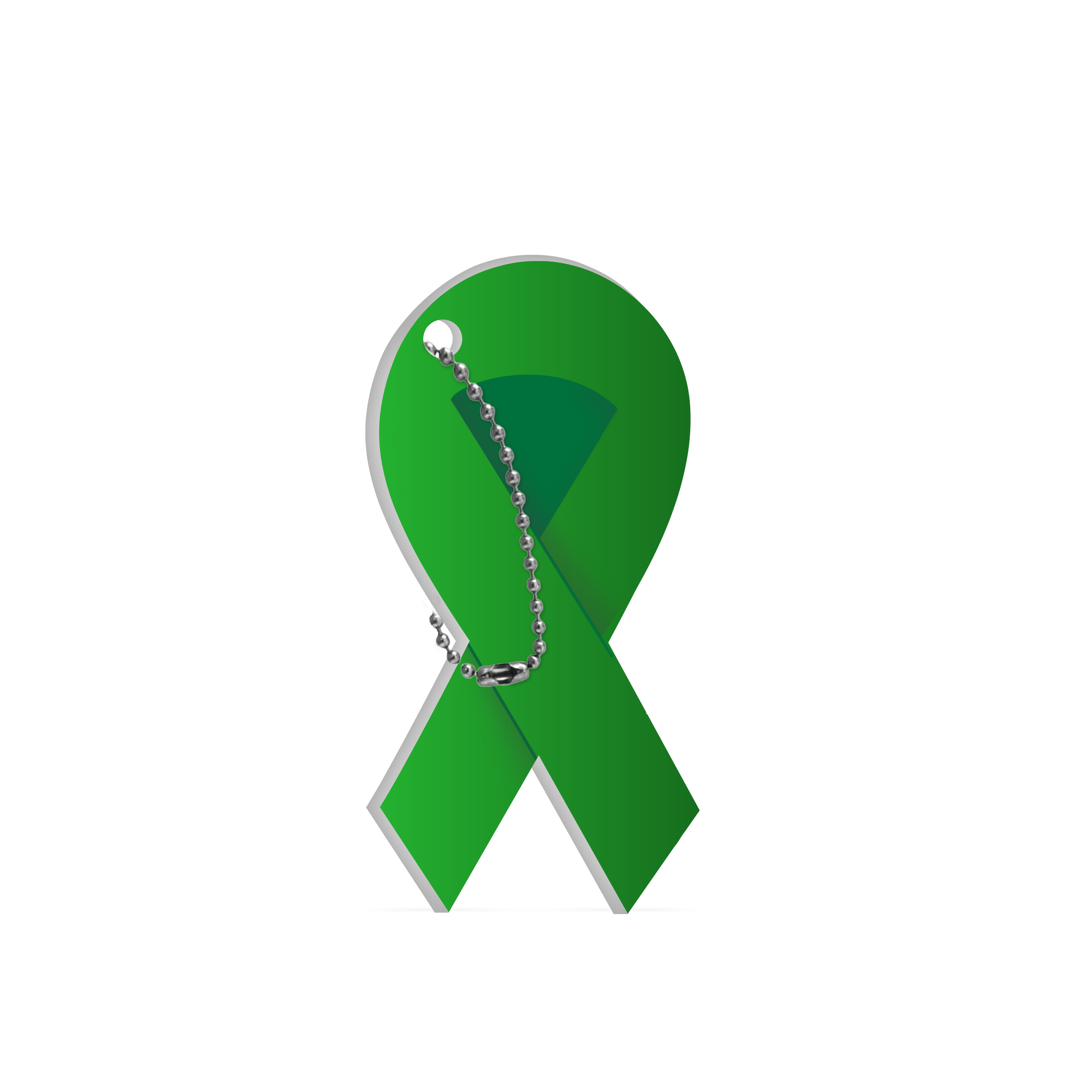 Cause Ribbon Key Tag