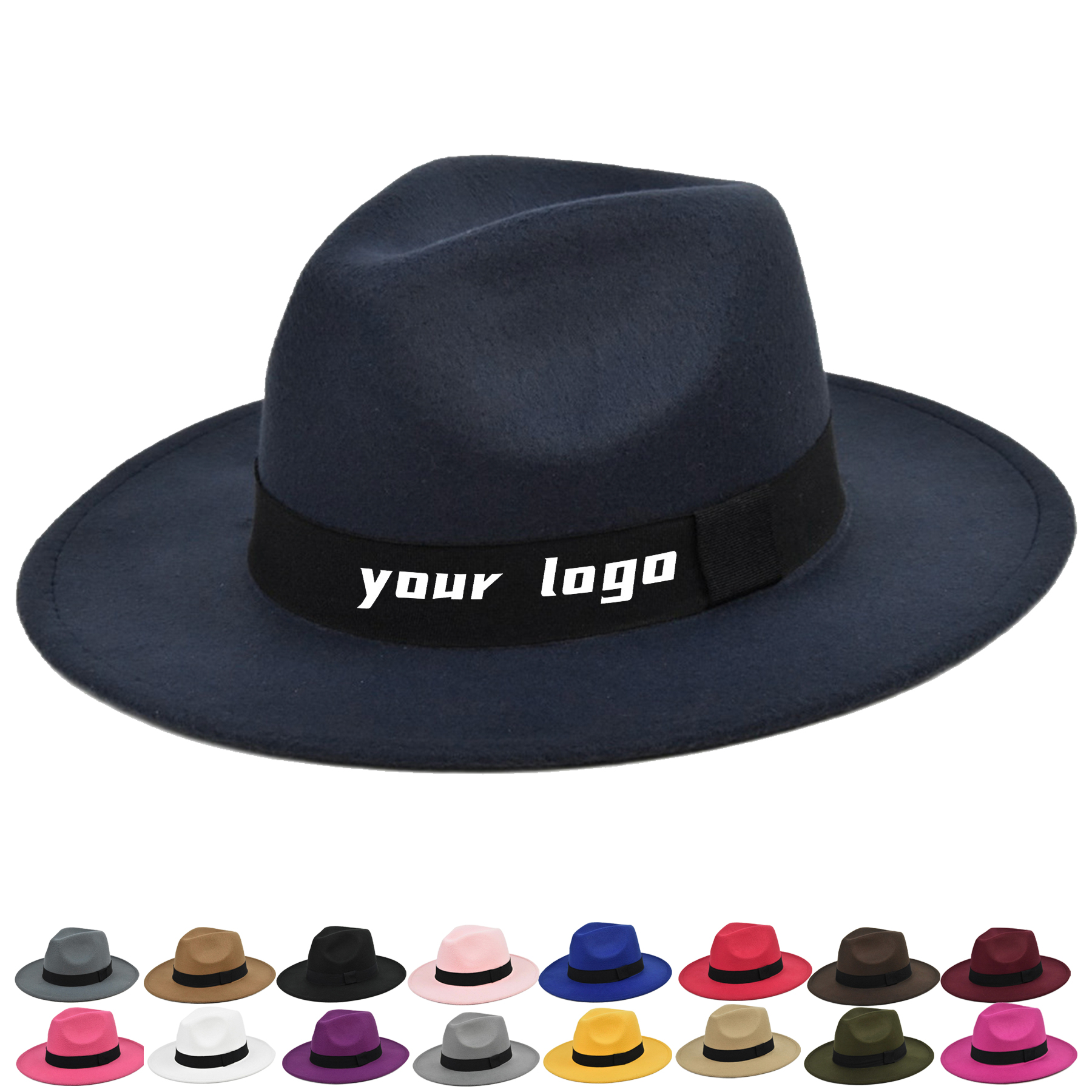 Wide Brim Fedora Hat 2