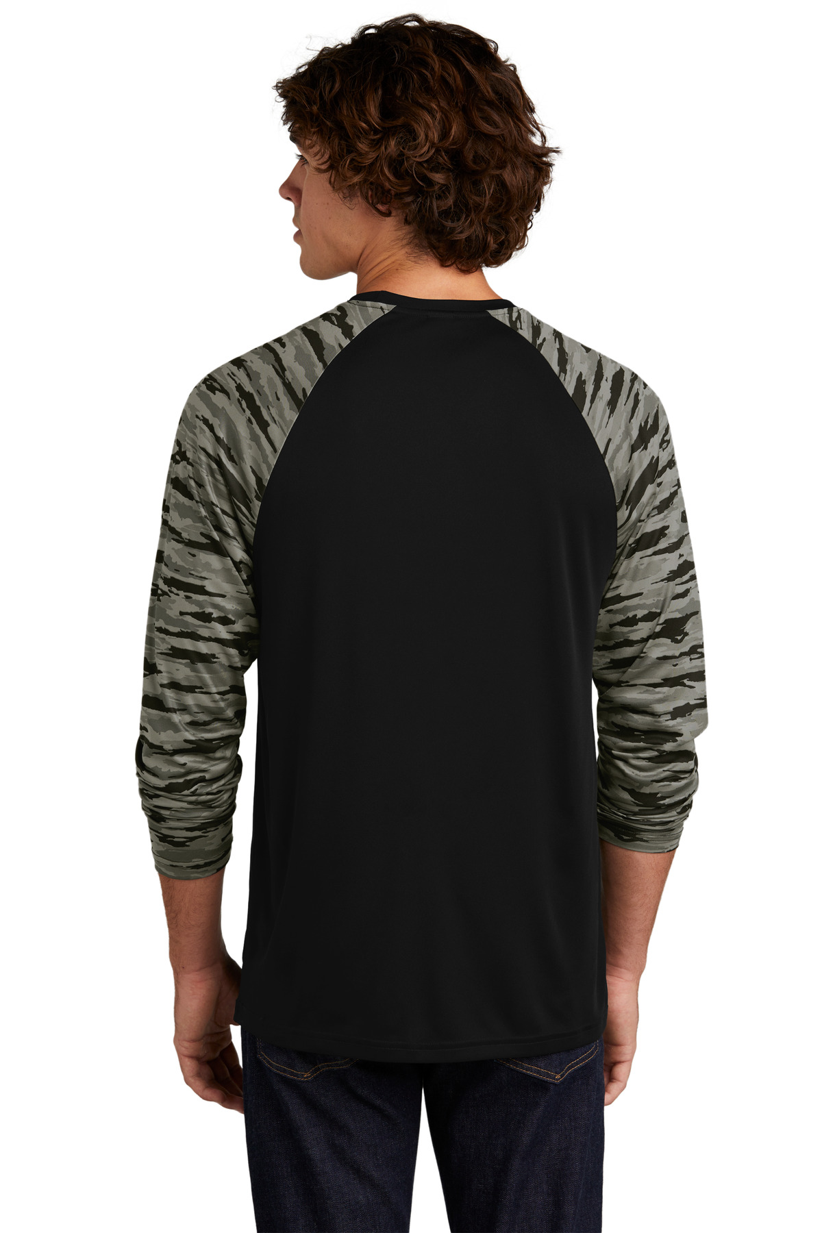 Drift Camo Colorblock Long Sleeve Tee
