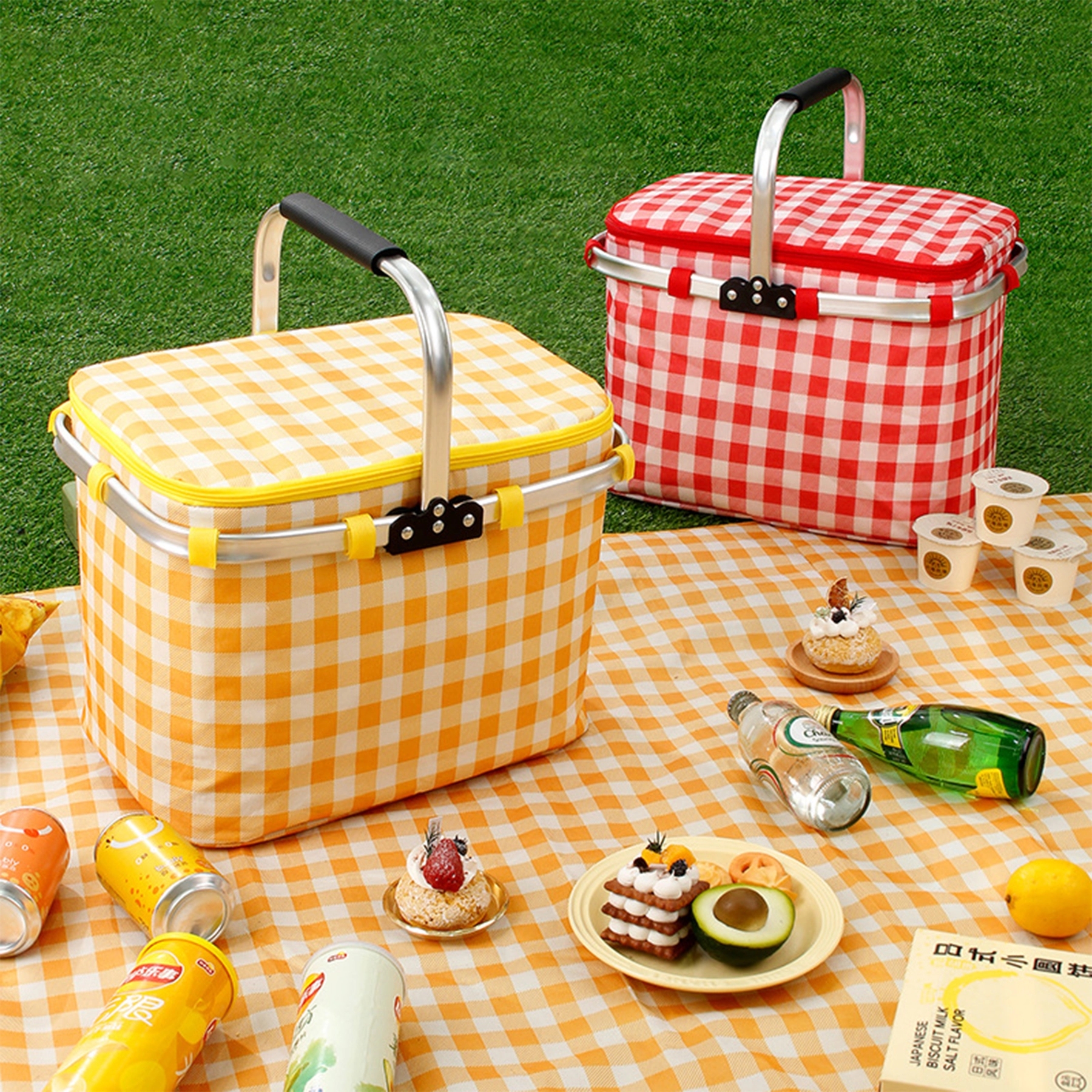 Insulated Folding Cooler Box Picnic Bag 2