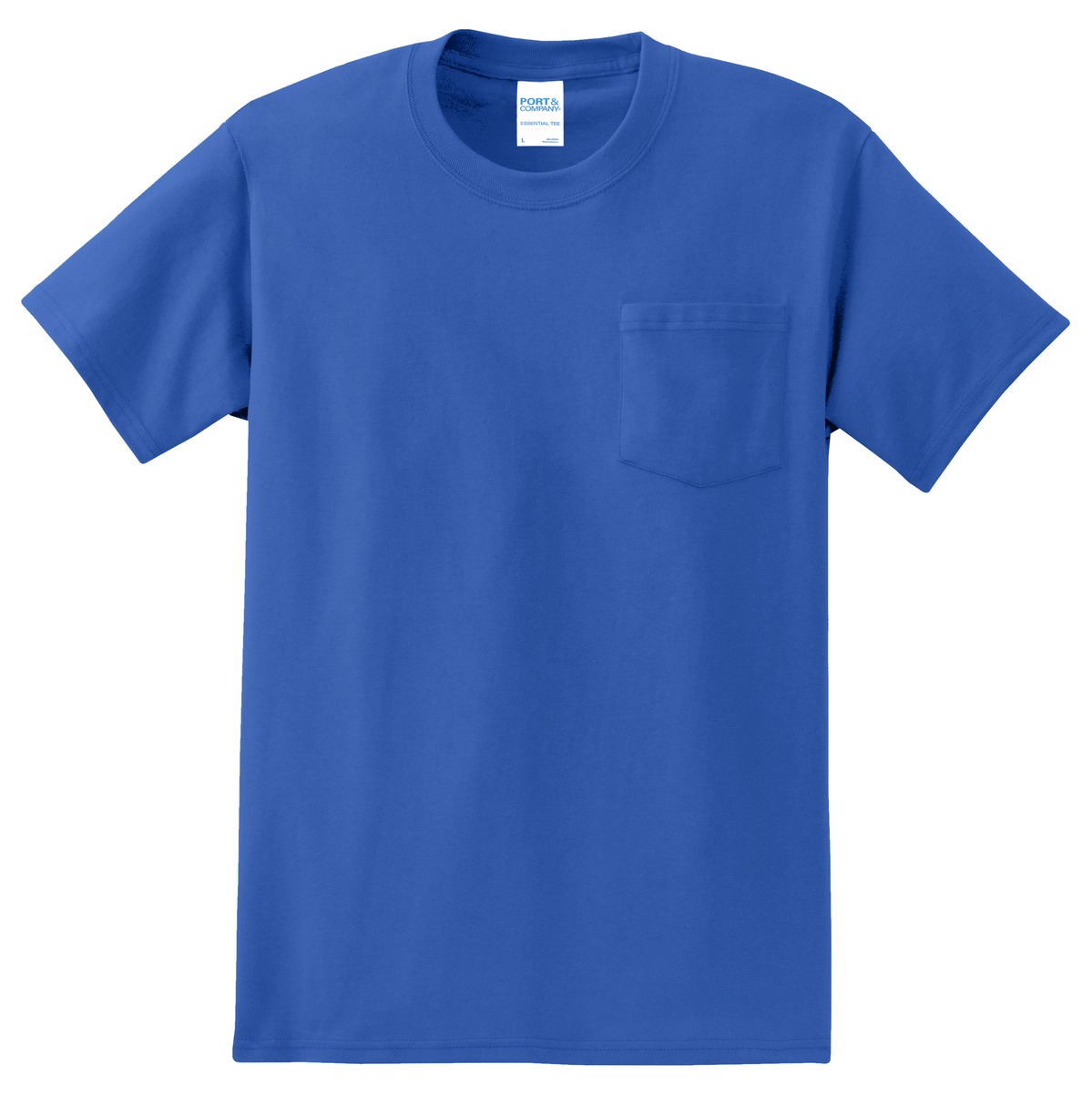 Port & Co Tall Essential Pocket Tee. PC61PT 1