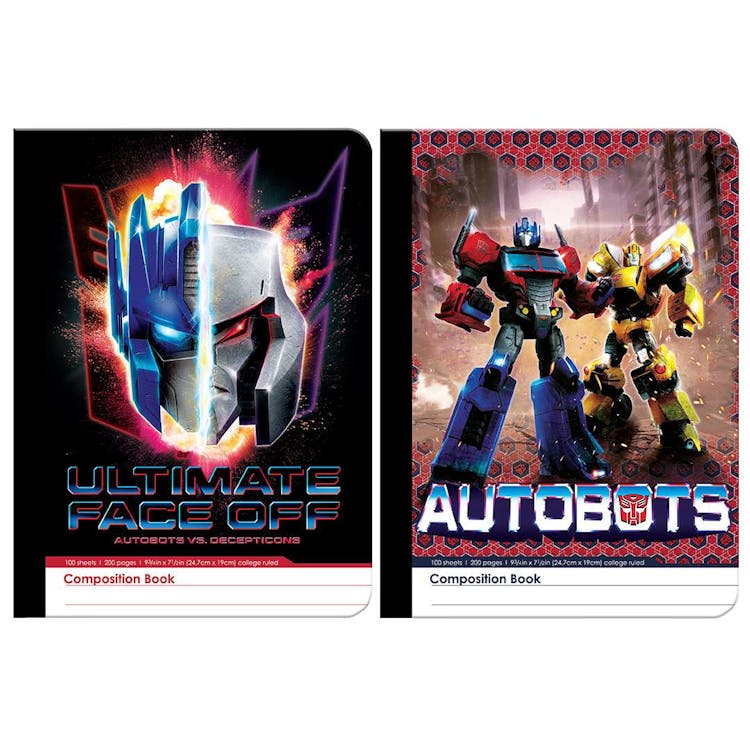 Transformers Composition Notebooks - Assorted 1