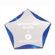 5 Inch Clear / Blue Luminary Star Acrylic Trophy 2