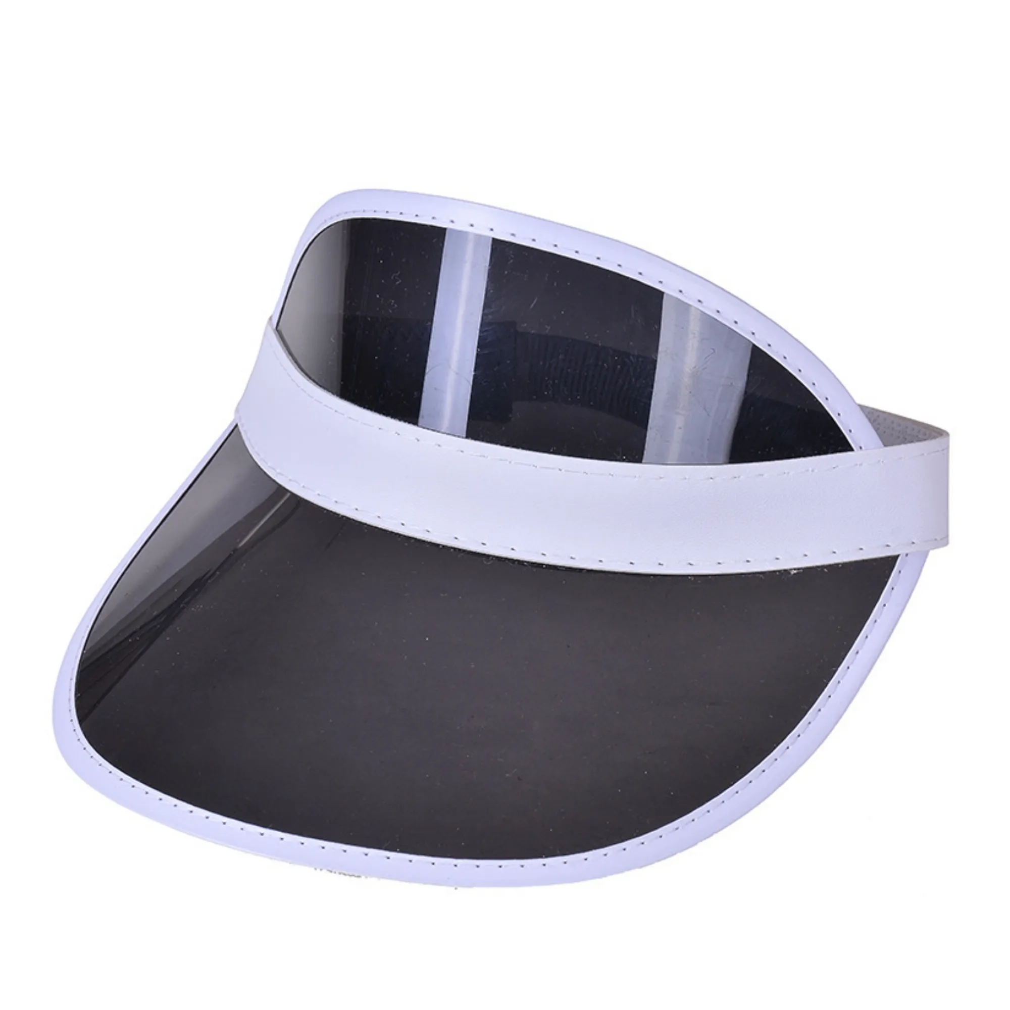 Unisex Sun Visors Plastic Clear Cap 2