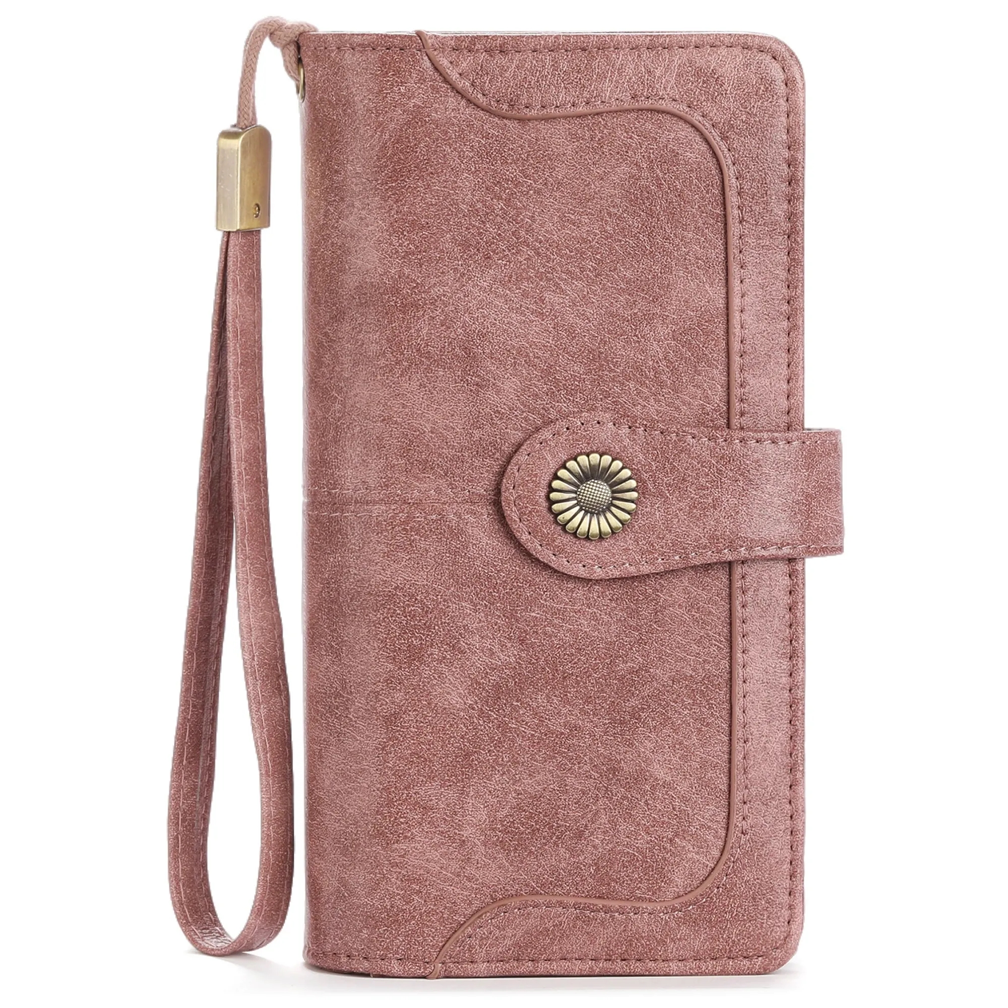 Long Style Zipper PU Leather Wallet 2