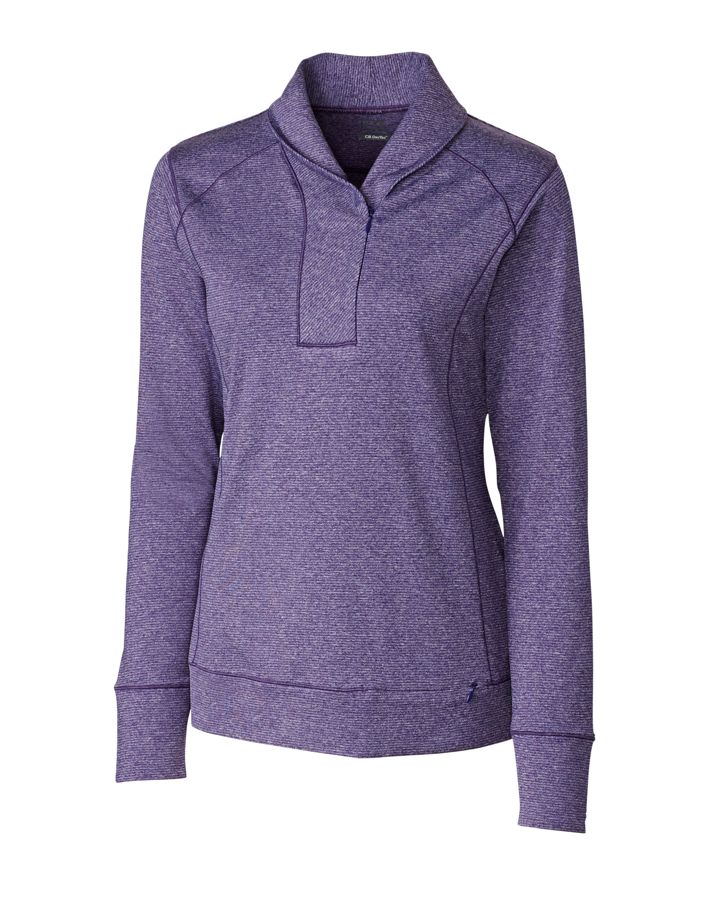 Cutter and Buck Ladies Shoreline 1/2 Zip - Pullover, custom hoodie or sweatshirt with logo imprint 3