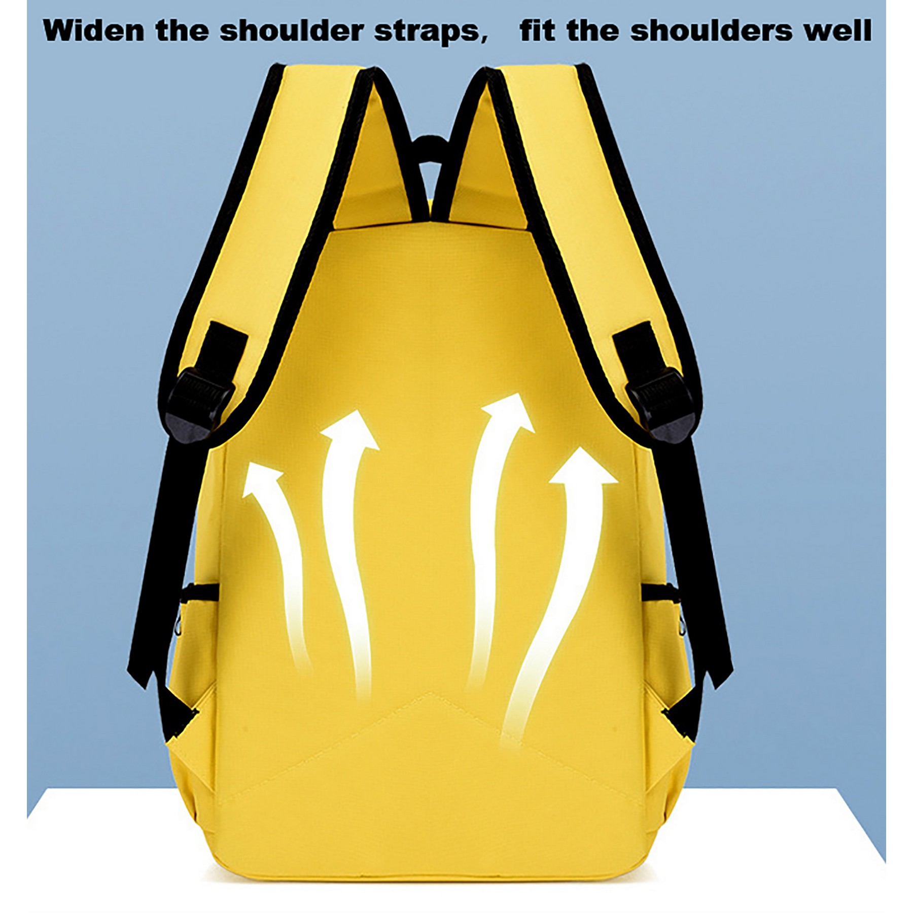 Lightwight Backpack For School With Bottle Side Pockets 7