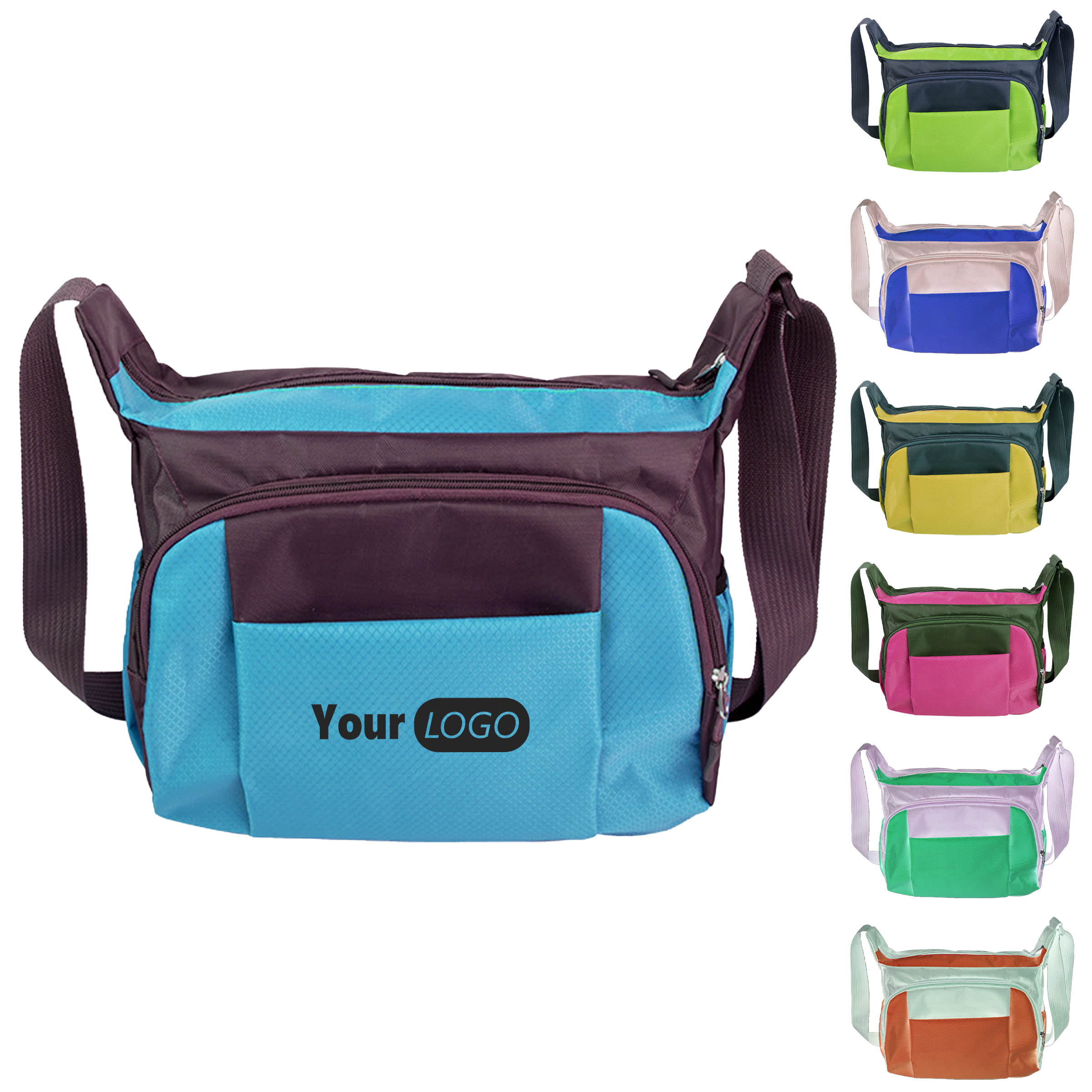 Oxford Customizable Large Travel Messenger Bag 2