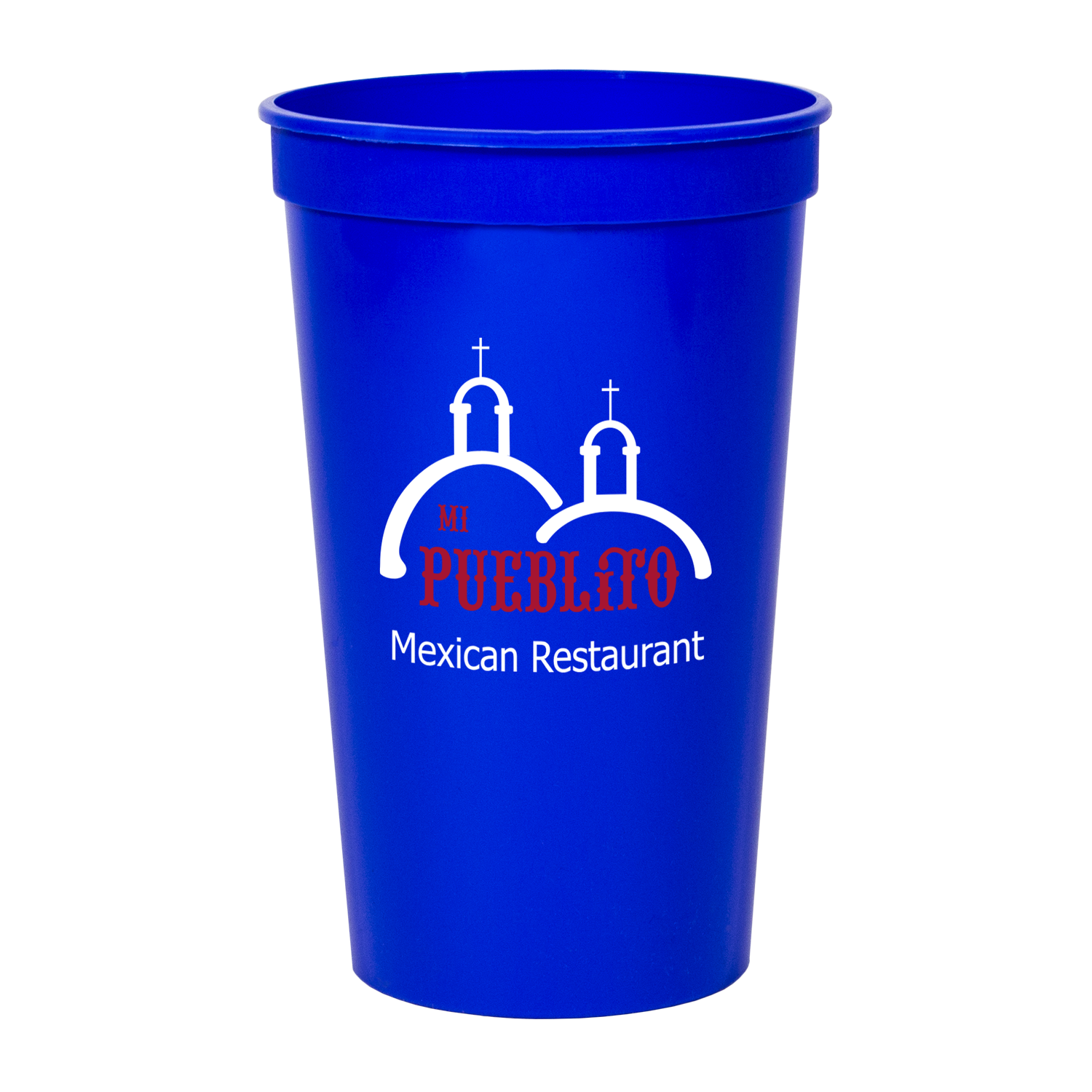 22 oz Smooth Colored Stadium/Souvenir Cup