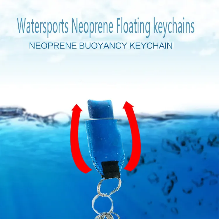 Floating Water-Resistant Neoprene Keychain 4