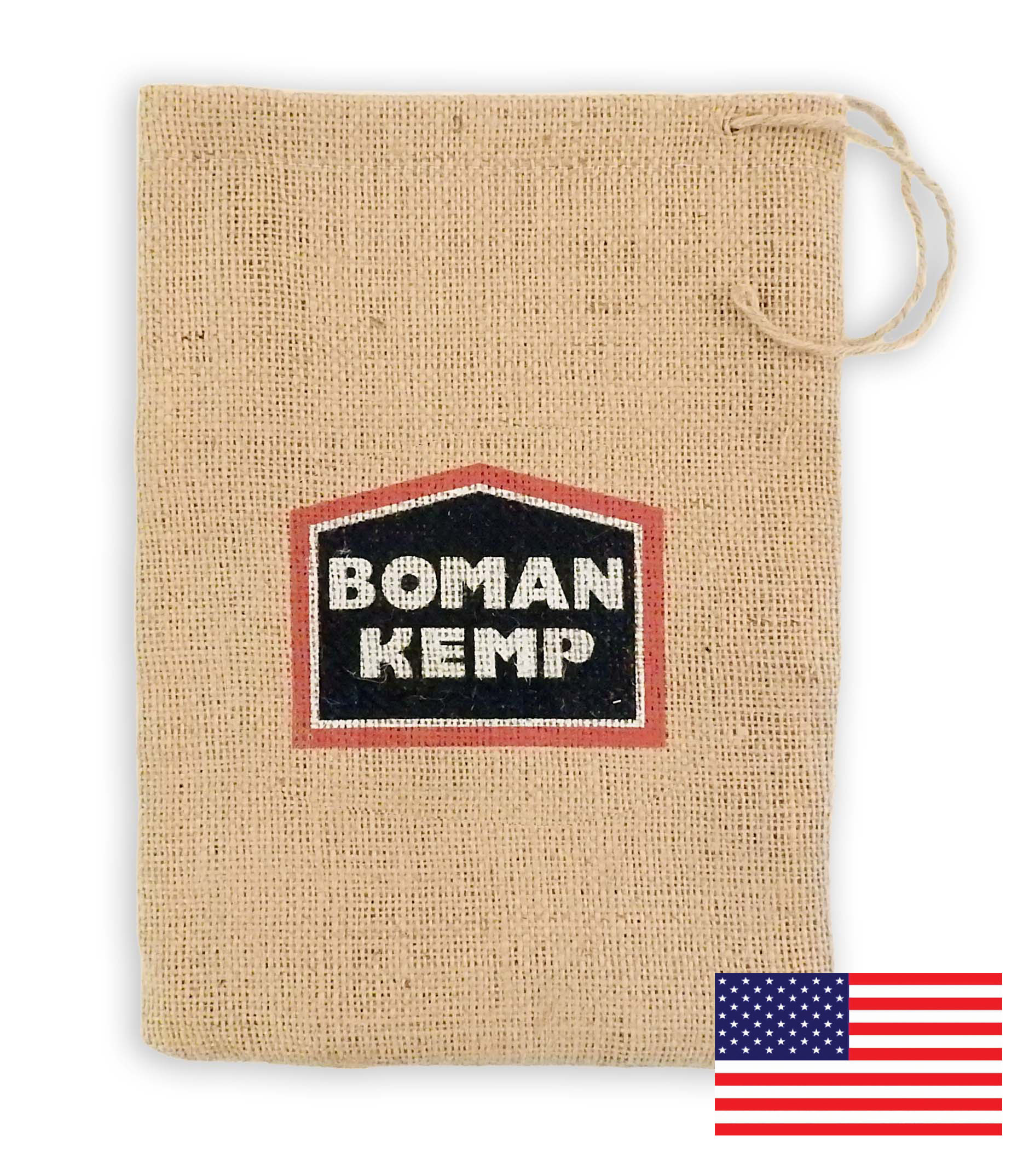 Trapper Bag Jute/Burlap Drawstring Bag 9X12" 4
