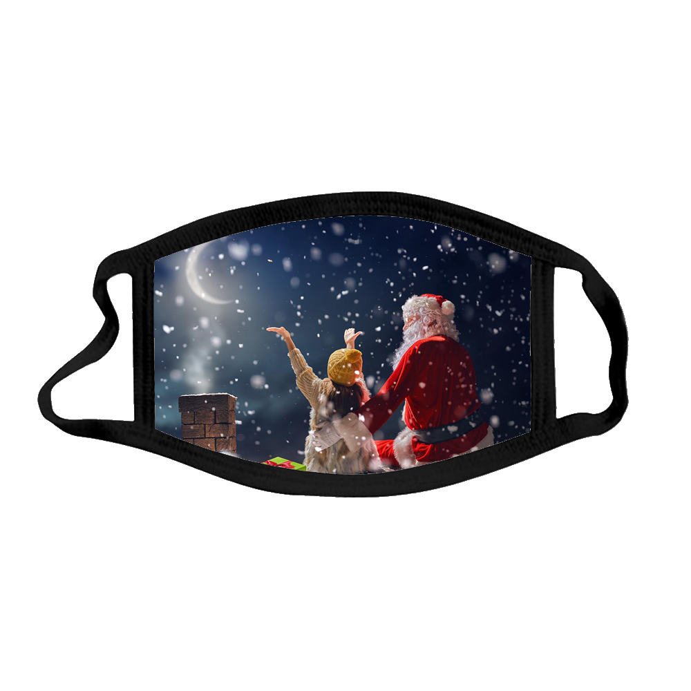 Christmas Polyester Face Mask Full Color 7