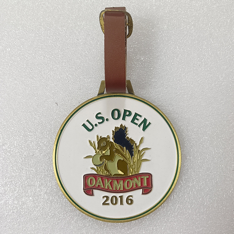Round Golf Bag Tag 2