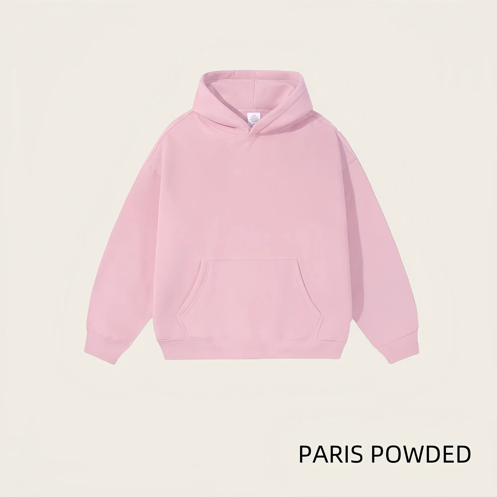 Unisex Cotton Fleece Hoodie, Minimalist Casual Comfort Wear 24