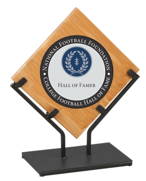 12.25" Bamboo Plaque w/Metal Stand 6
