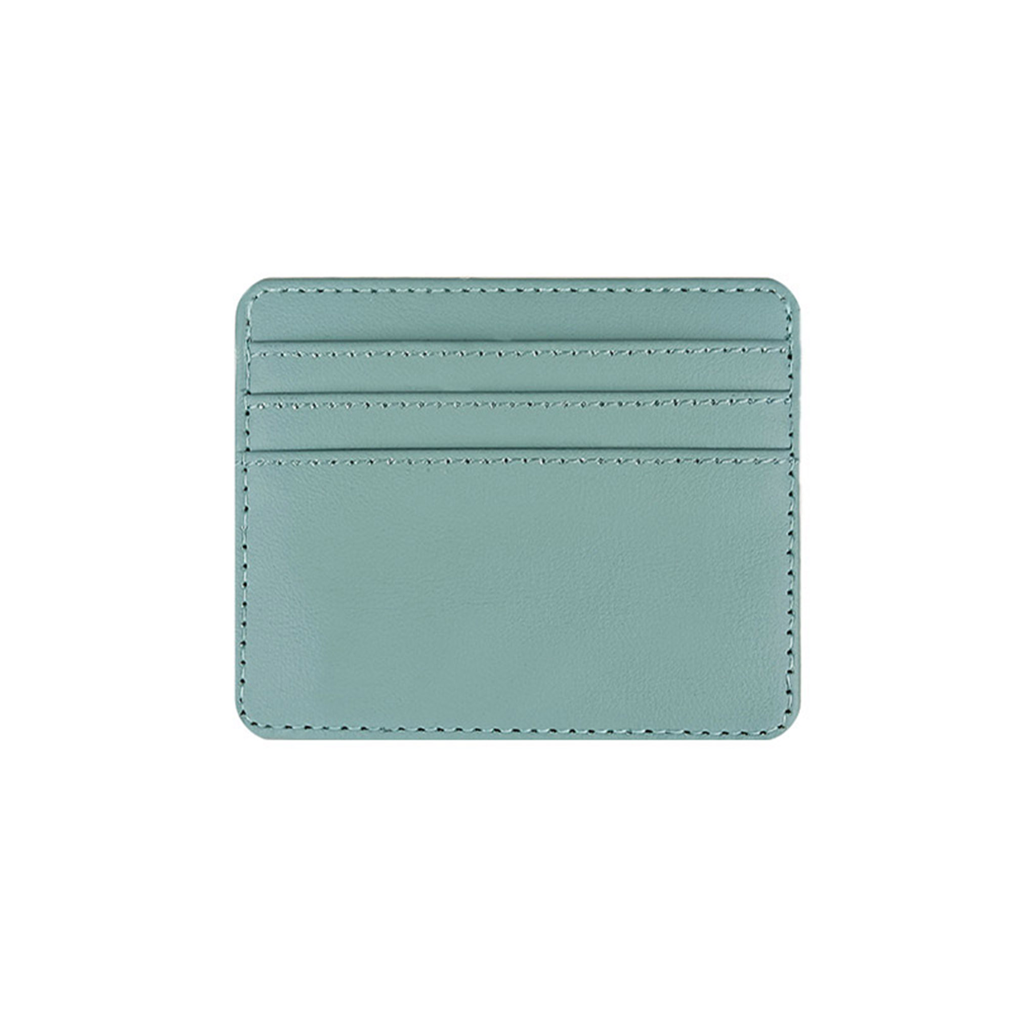 Debossed PU Leather Credit Card Holder Wallet, custom luggage tag with logo imprint 7