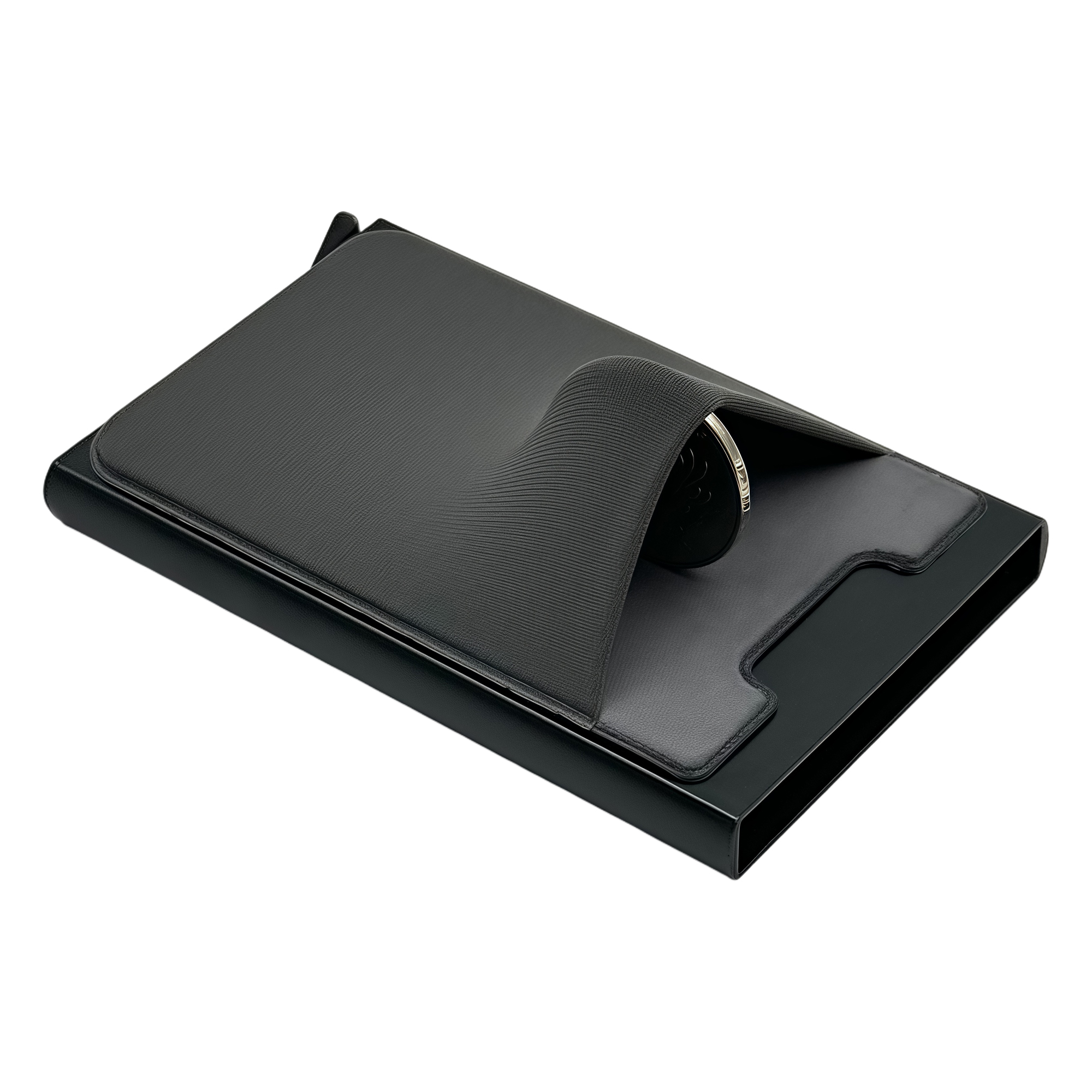 Anti-Theft Aluminum Multi-Slot RFID Blocking Card Holder with Elastic Fabric 2