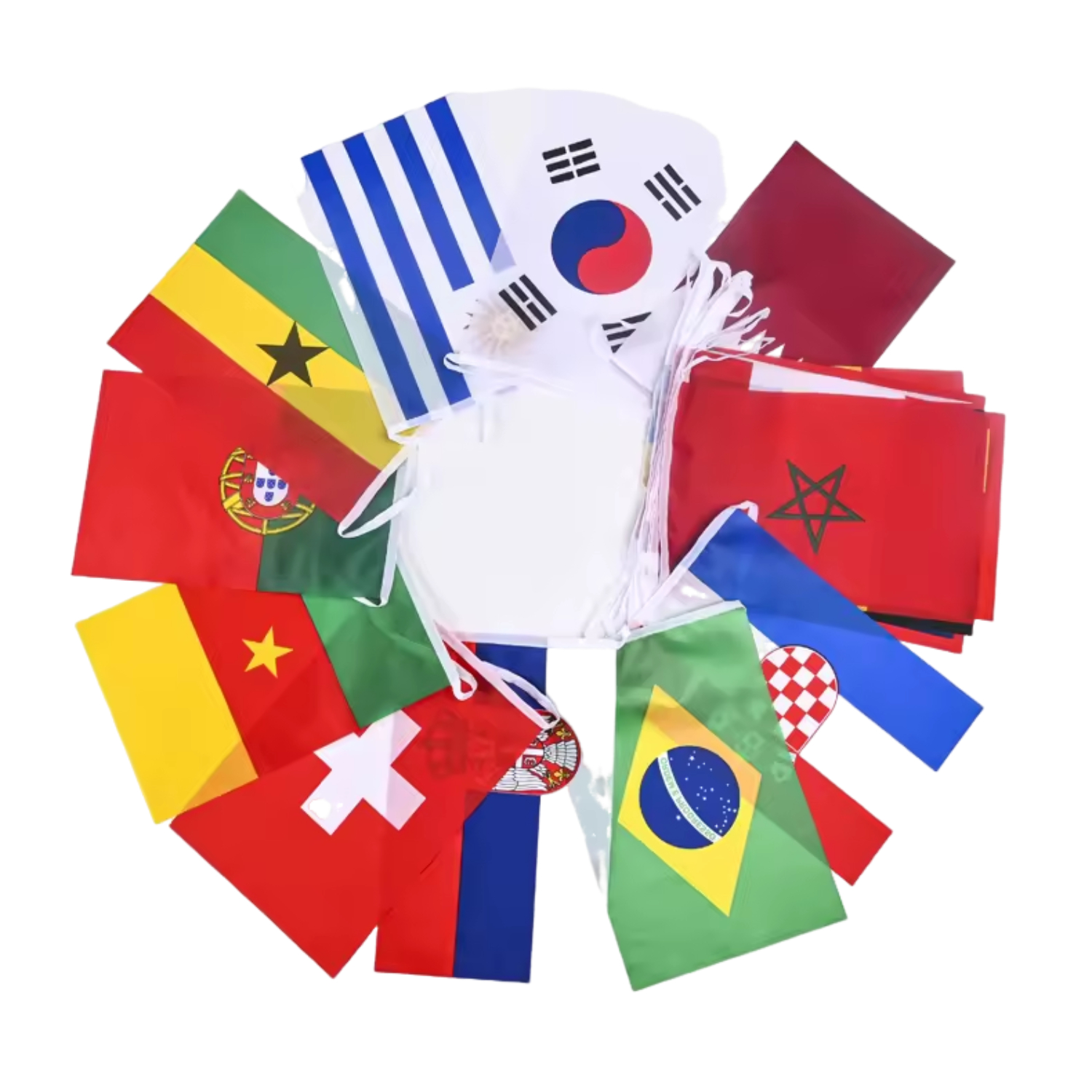 12" x 8" Rectangle Spring Bunting Flag 4
