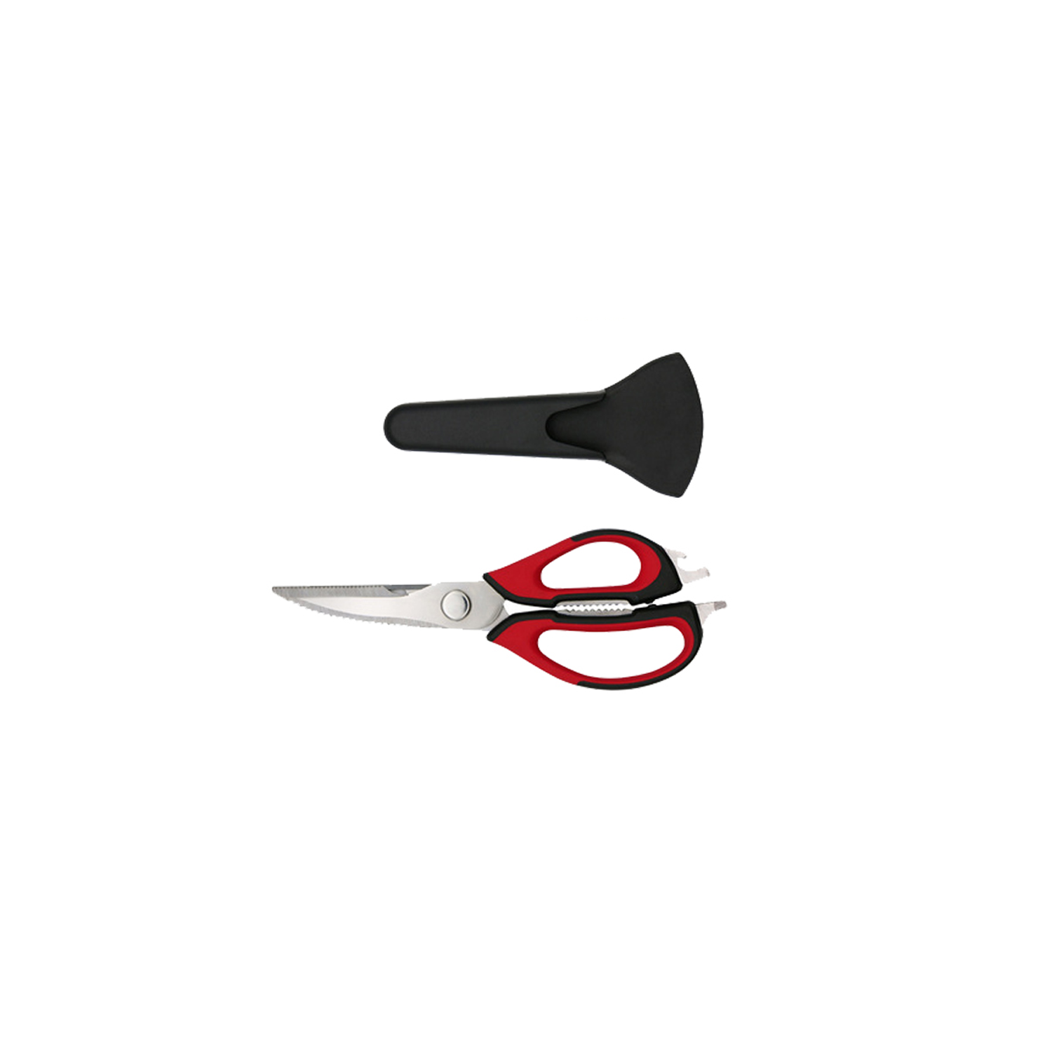 Multi Functional Kitchen Shears Fridge Scissors With Sleeve 3