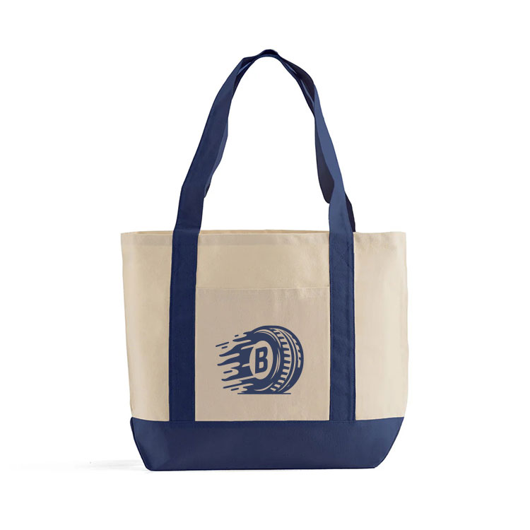 Islander Indigo Tote Bag, custom tote bag with logo imprint 7