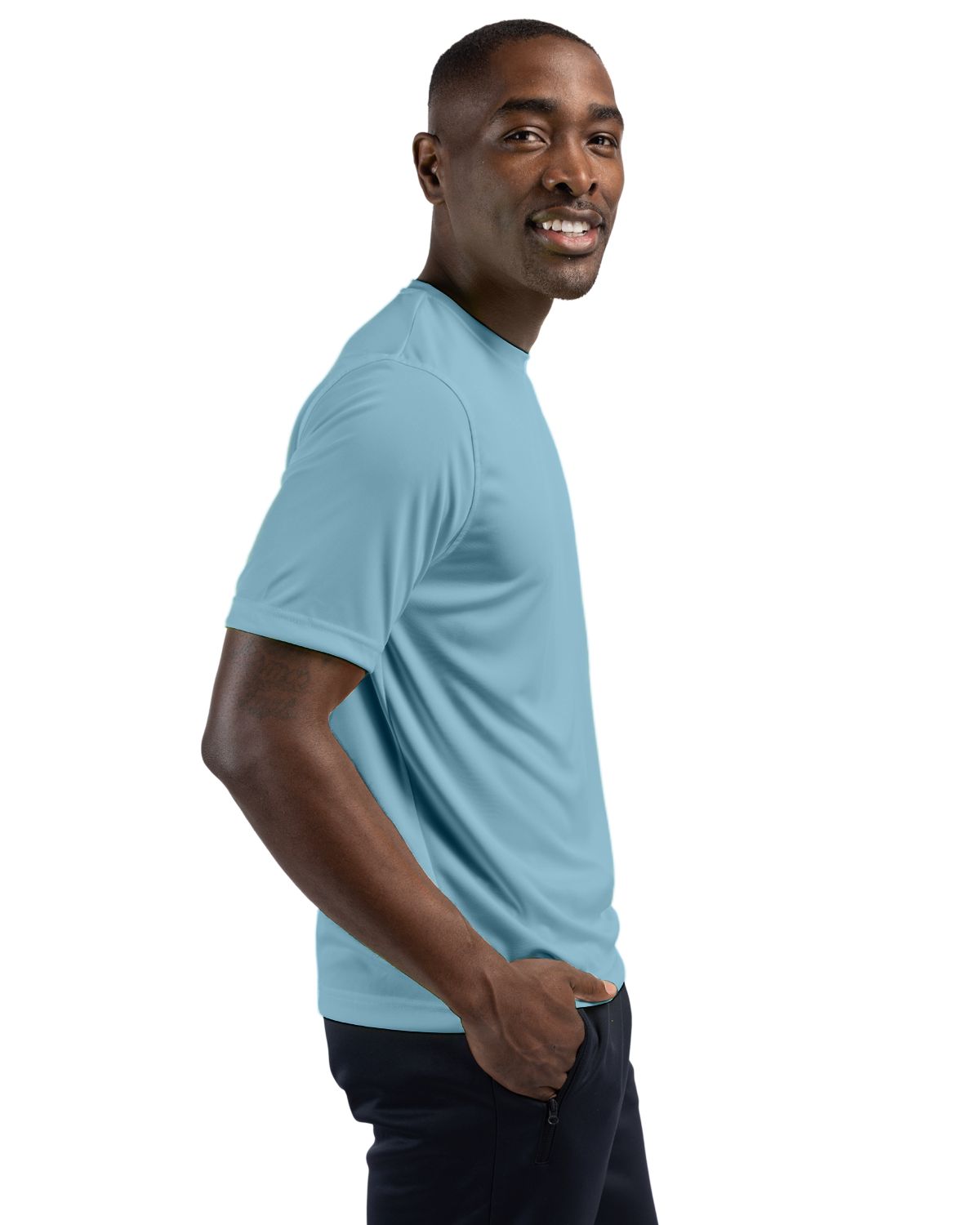 Clique Spin Solution-dyed Performance Jersey Mens Short Sleeve Tee 54