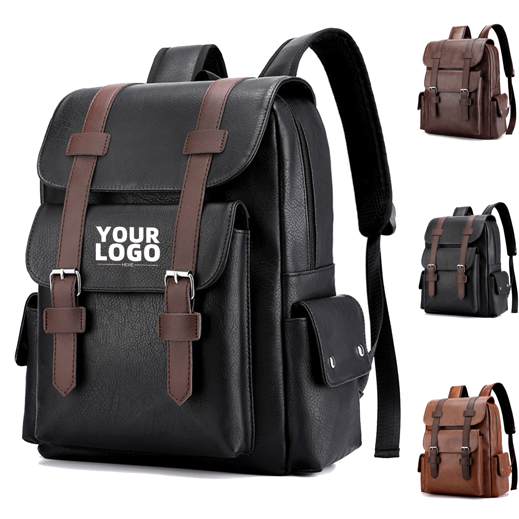 PU Leather Backpack 2