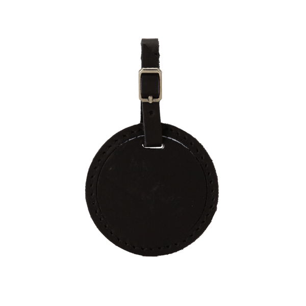Culver Round Leather Luggage Tag 4