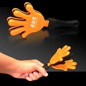 Orange Black & Orange Hand Clapper(Pad Print)
