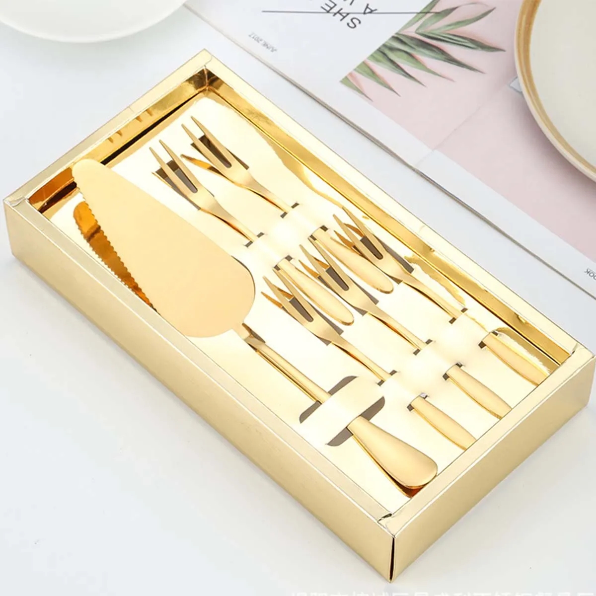 Personalized Engraved Cake Knife Flatware Serving Set 3