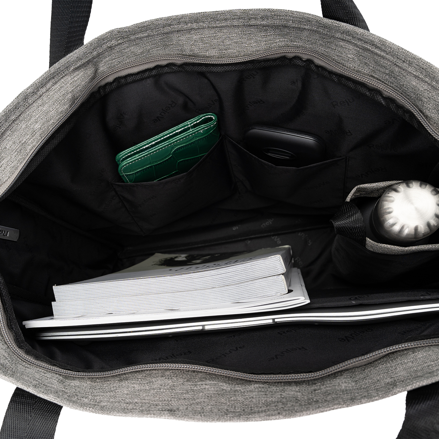RejuVe® X-PAK Recycled Heather Modern Business Tote Bag 3