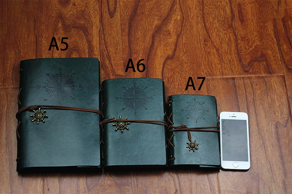 Vintage Journal Travel Notebook Loose-Leaf Diary 2
