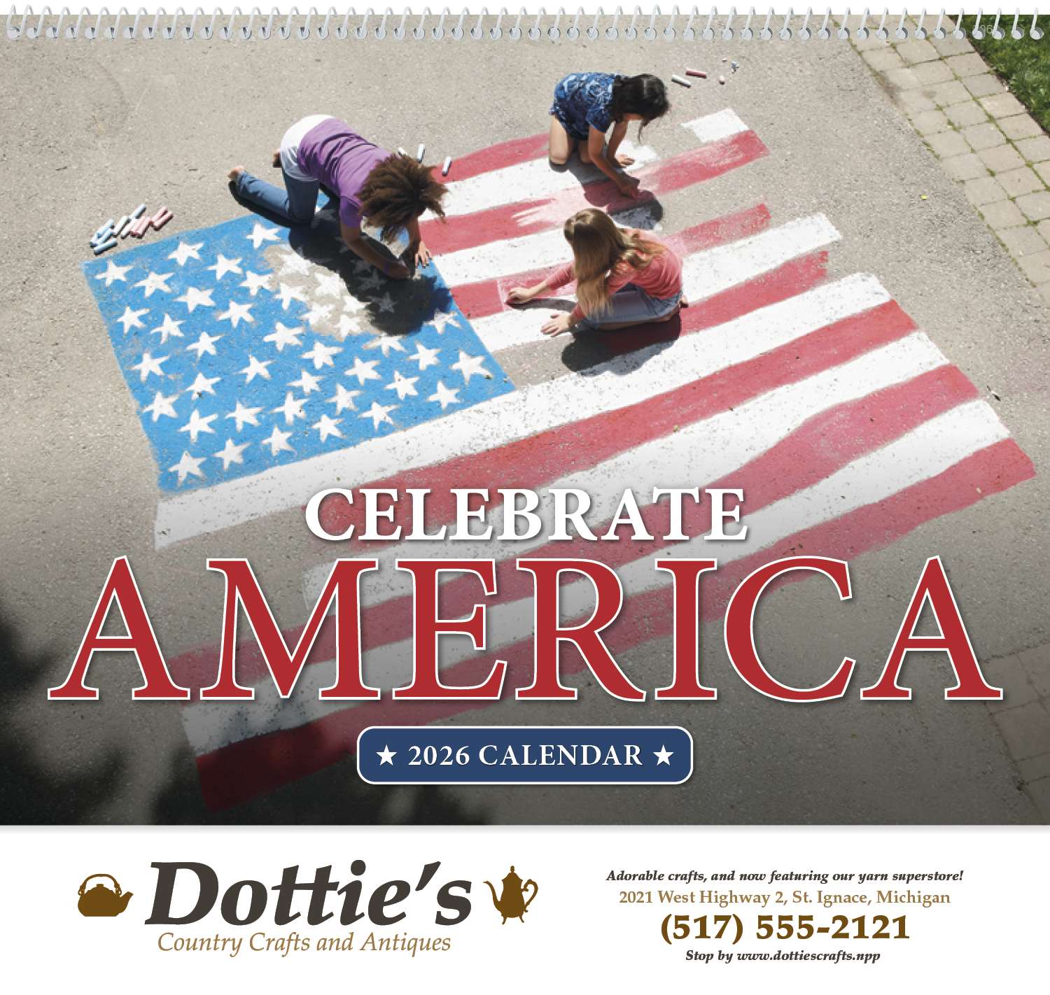 Good Value™ Celebrate America - Spiral Calendar 4