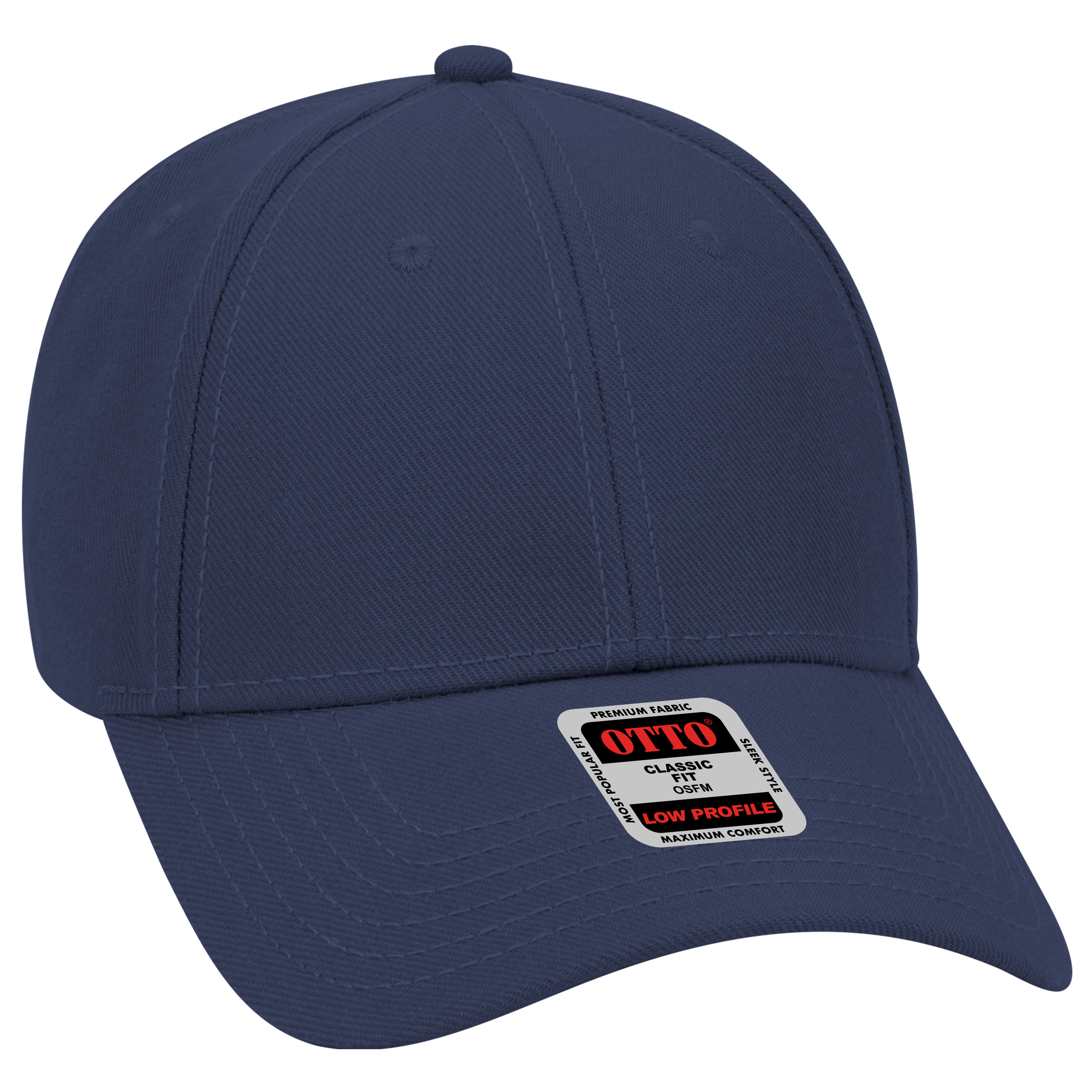 OTTO CAP® 6 Panel Low Profile Baseball Cap 2