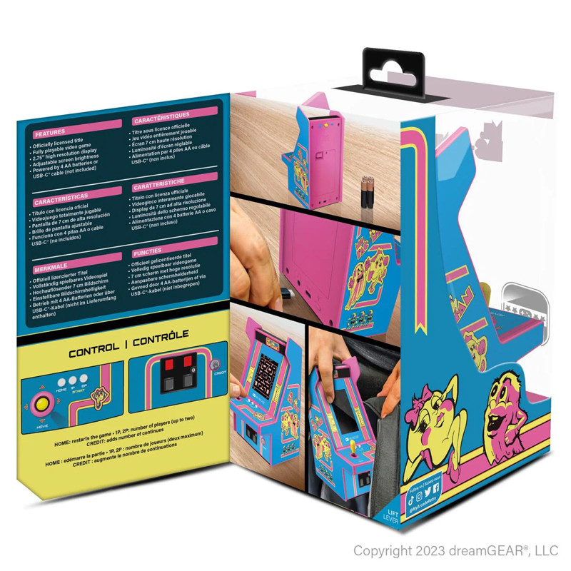Ms. Pac-Man™ Micro Player™ by My Arcade® 2