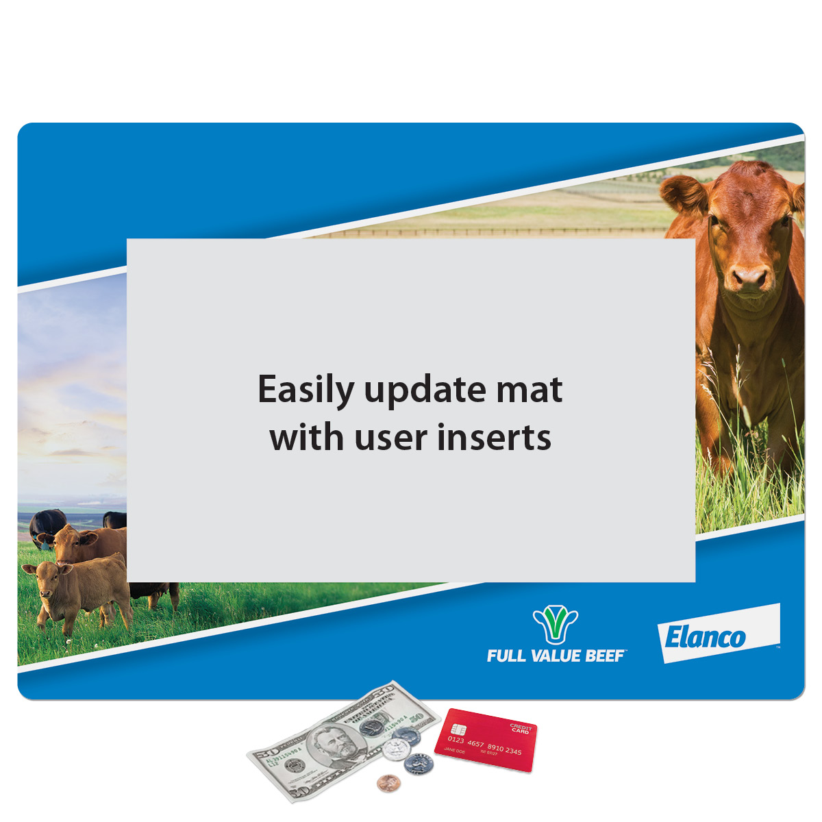 Frame-It Flex Heavy Duty Window Counter Mat-14"x19"x1/16"