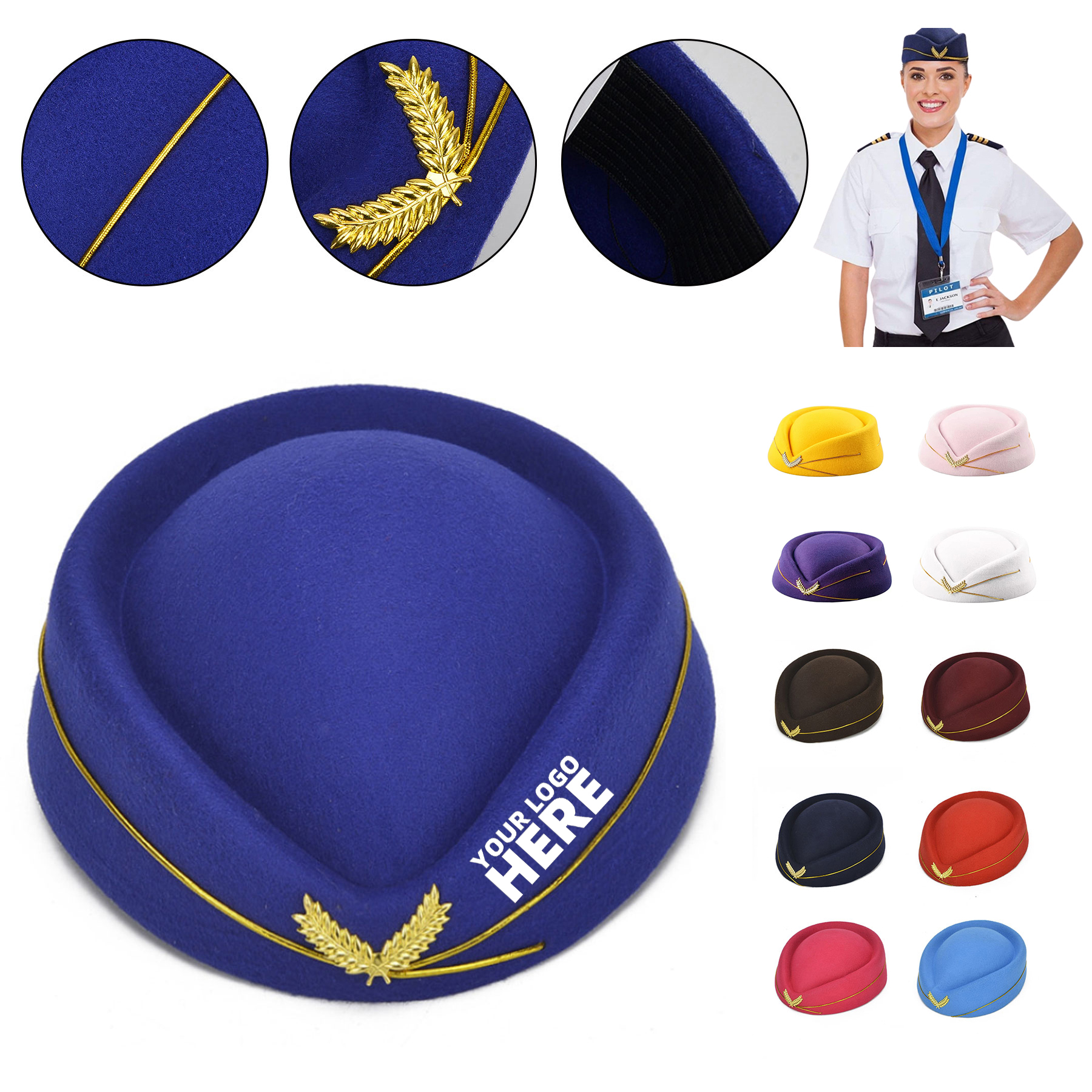 Stewardess Hat 2