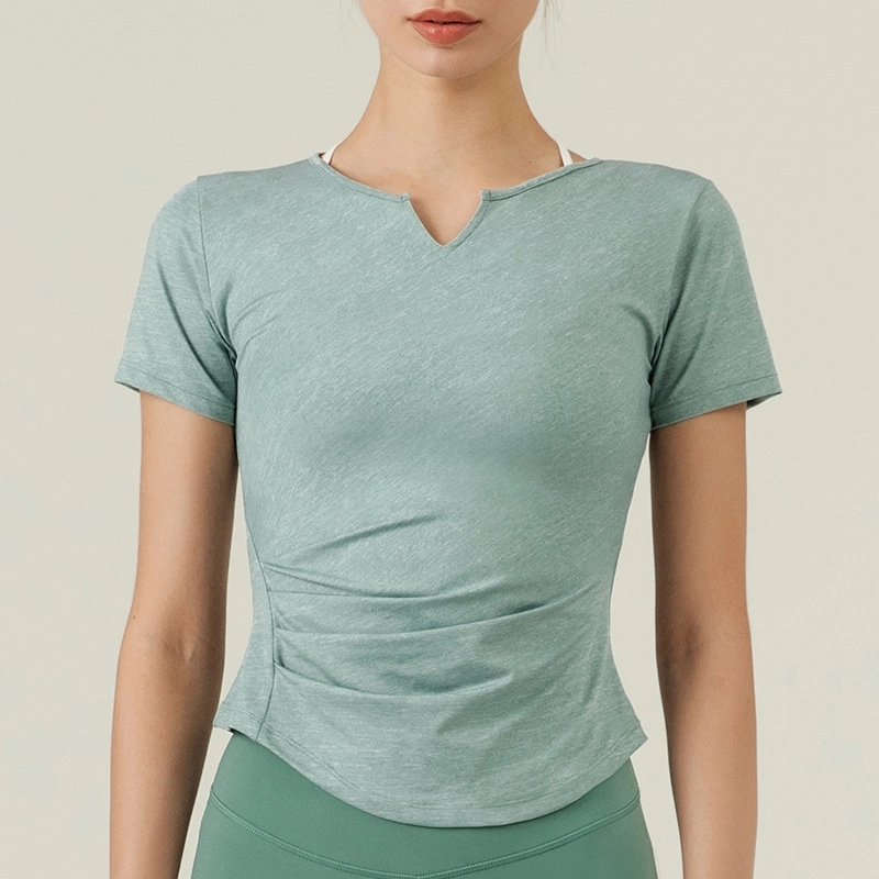 Sport Fitness Workout Quick Dry Yoga Running T-Shirt -Women 10
